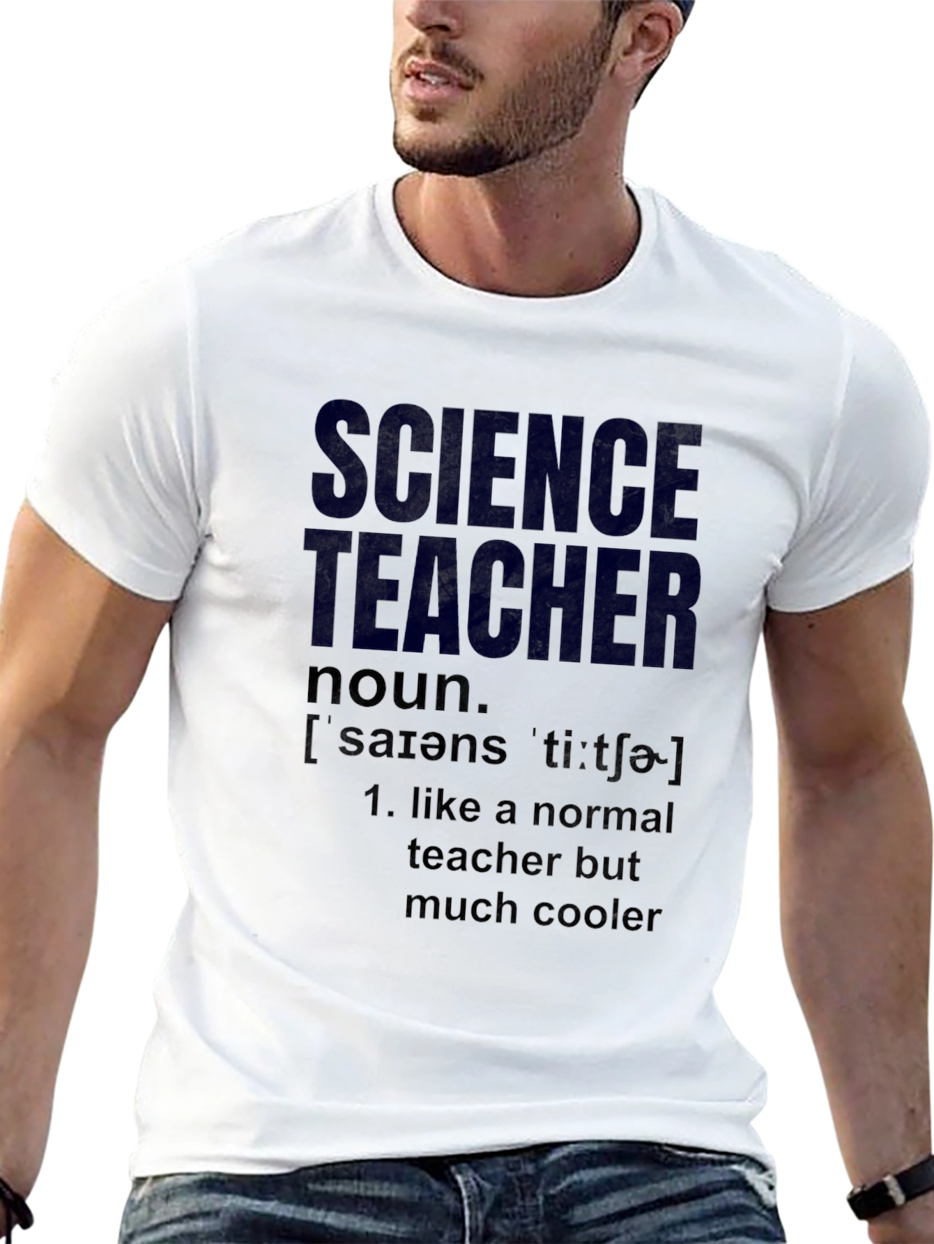 Black Science Teacher Definition T-Shirt - Cool Teacher Gift view 13