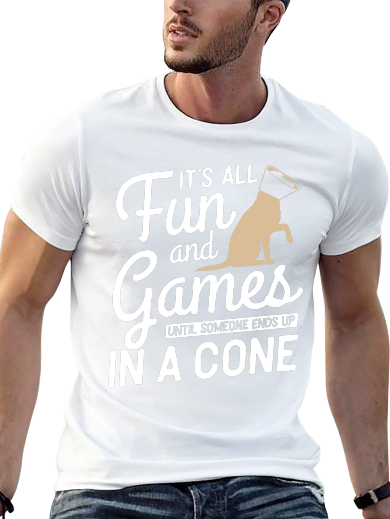 Black It's All Fun and Games T-Shirt view 13
