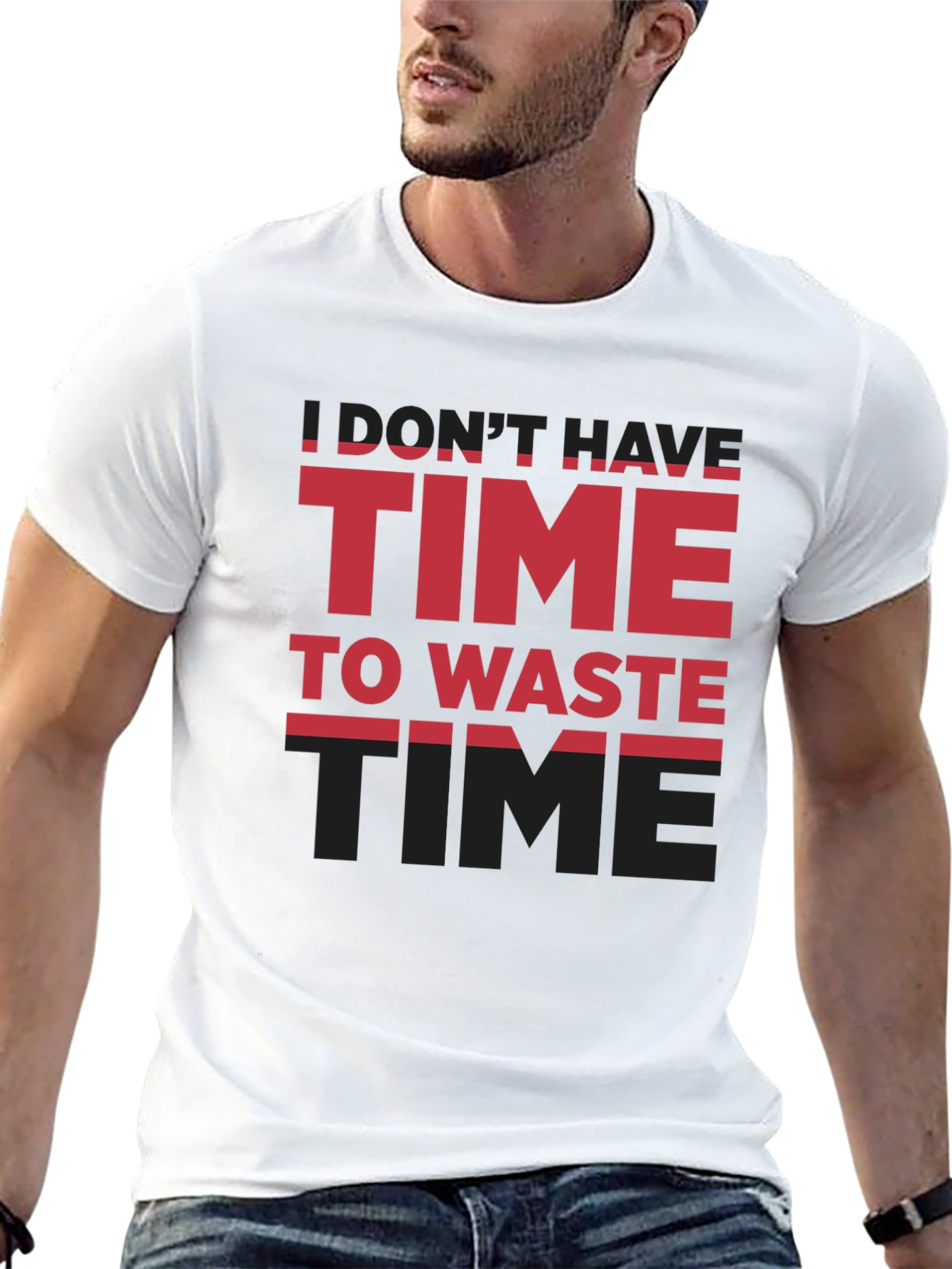 Black Time T-Shirt - Don't Have Time To Waste view 13