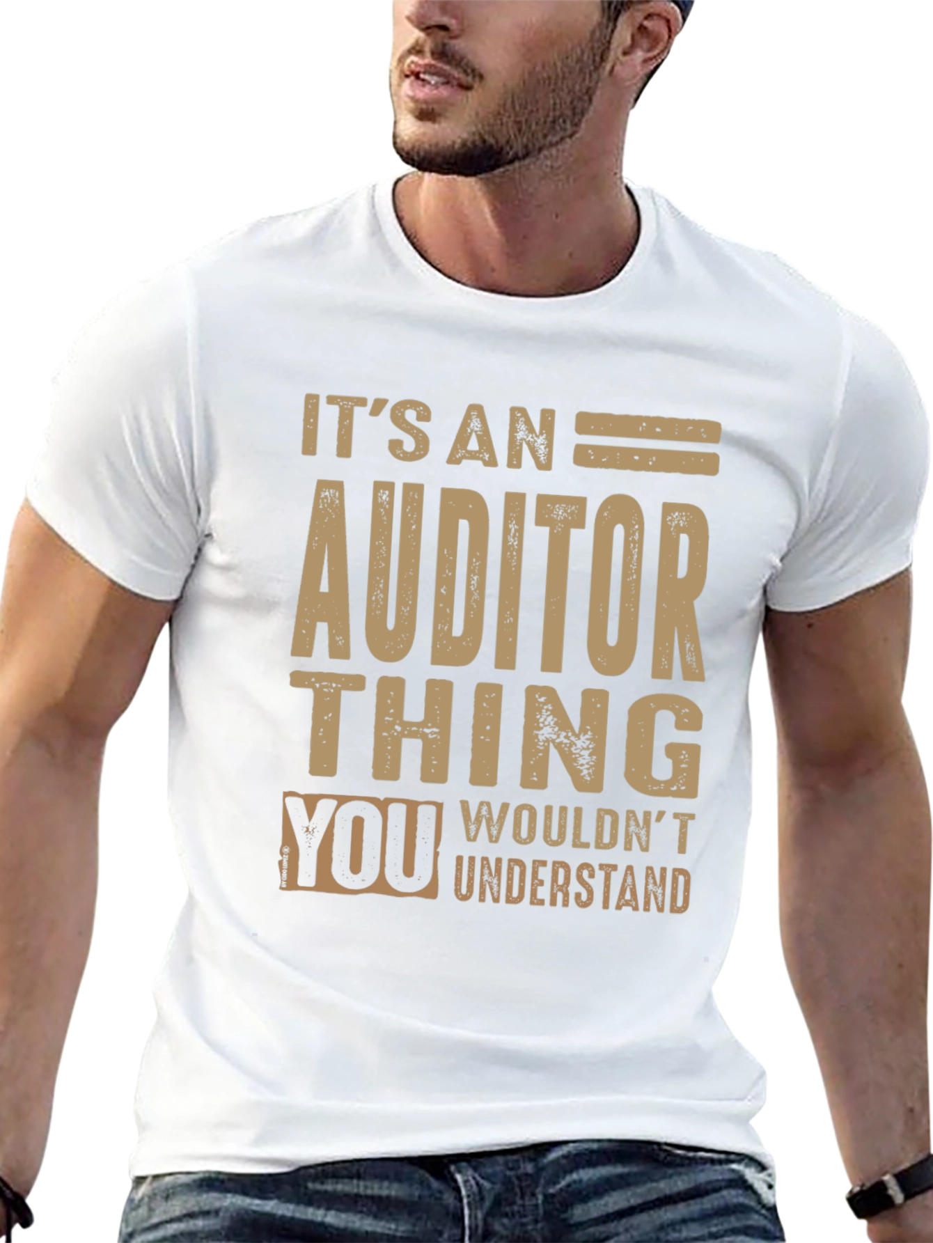 Black Auditor Thing T-Shirt Funny Accountant Tee view 13