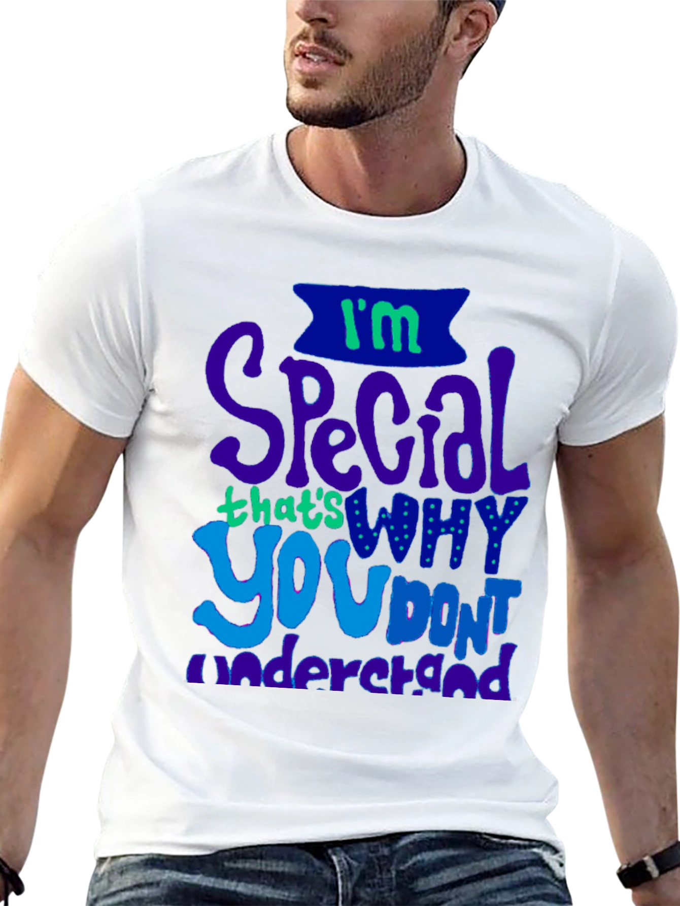 Black I'm Special T-Shirt view 13