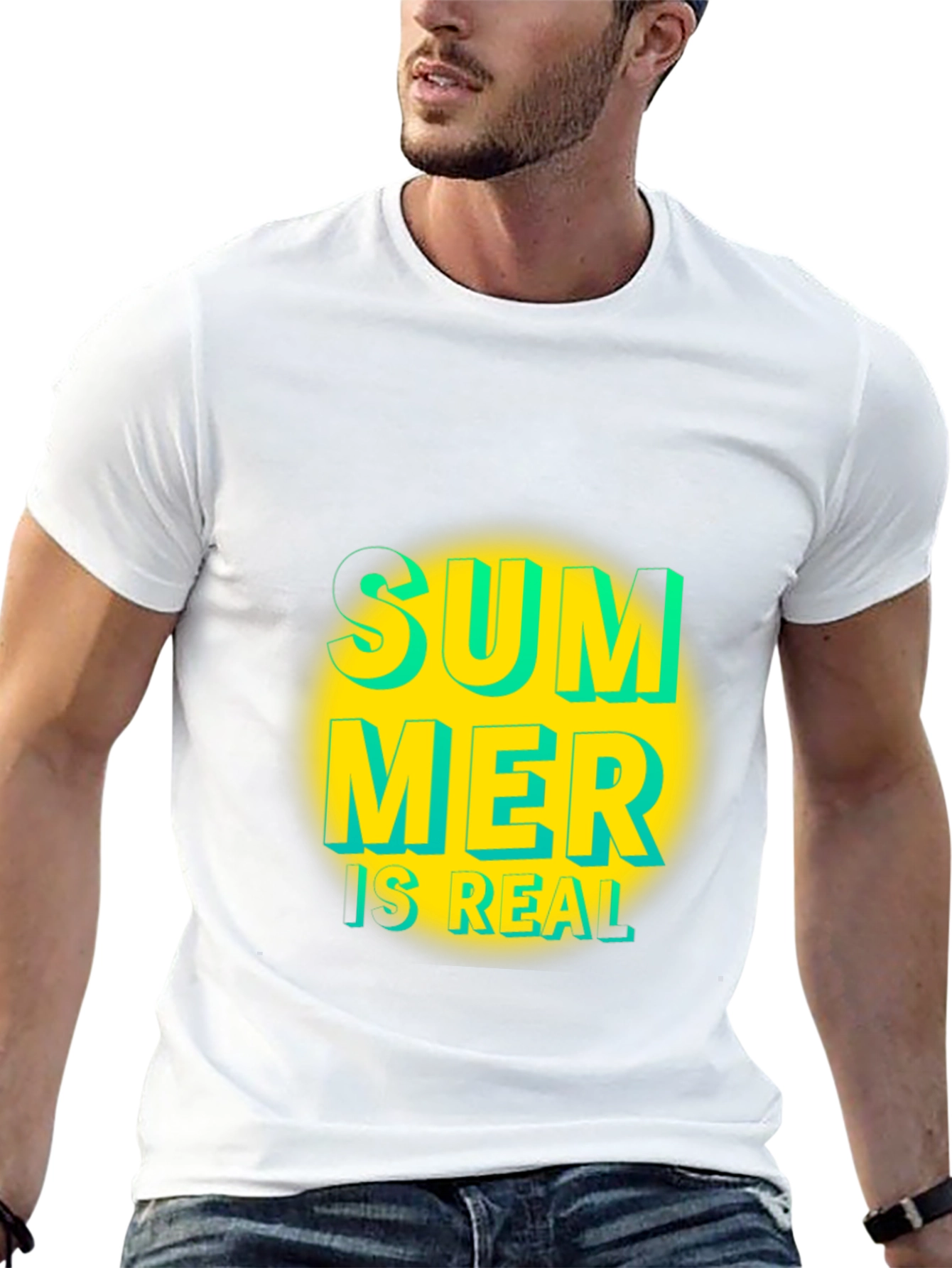 Black Summer is Real Graphic T-Shirt view 13