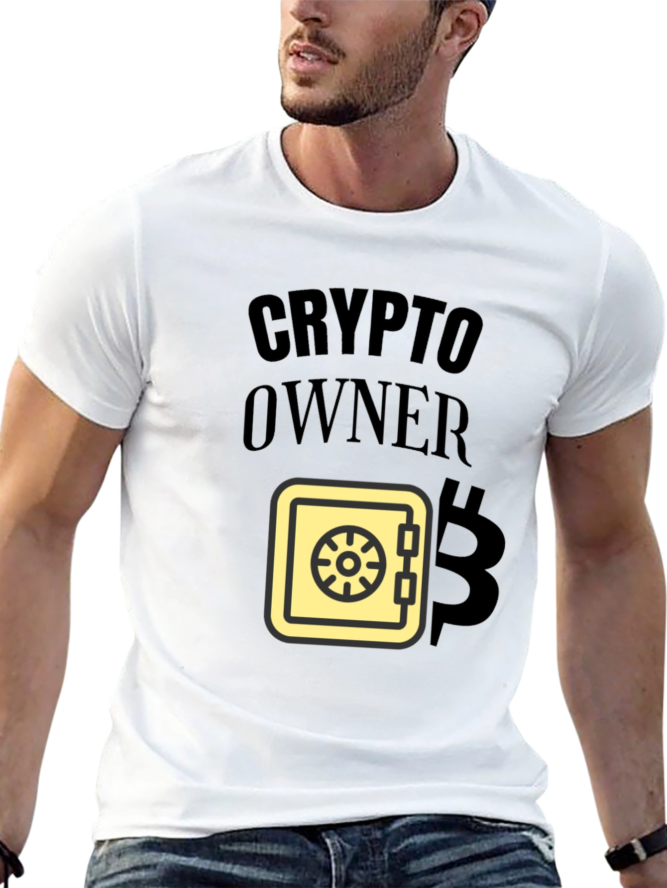 Black Crypto Owner T-Shirt - Bitcoin Enthusiast Style view 13