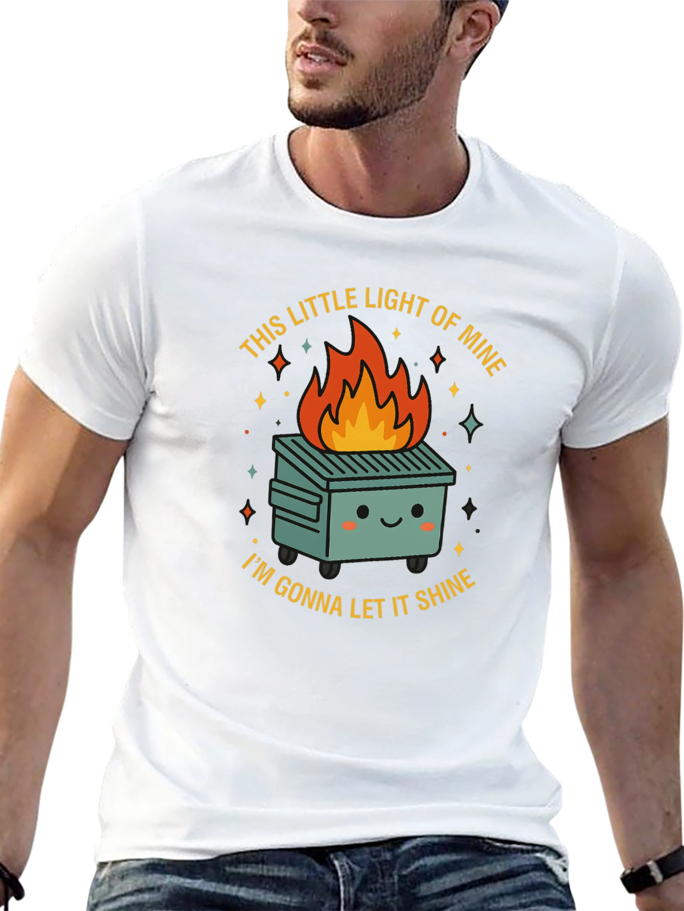 Black Dumpster Fire T-Shirt - This Little Light of Mine view 13