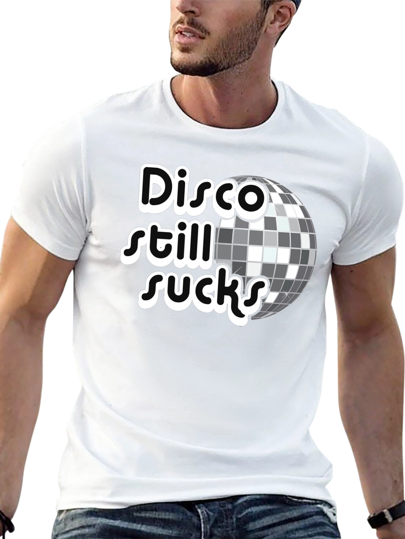 Black Disco Still Sucks Graphic Tee view 13