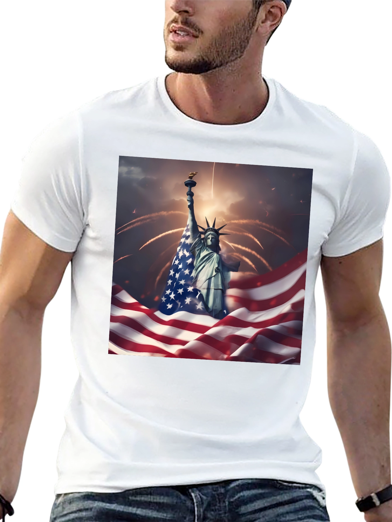 Statue of Liberty Graphic Tee - 13