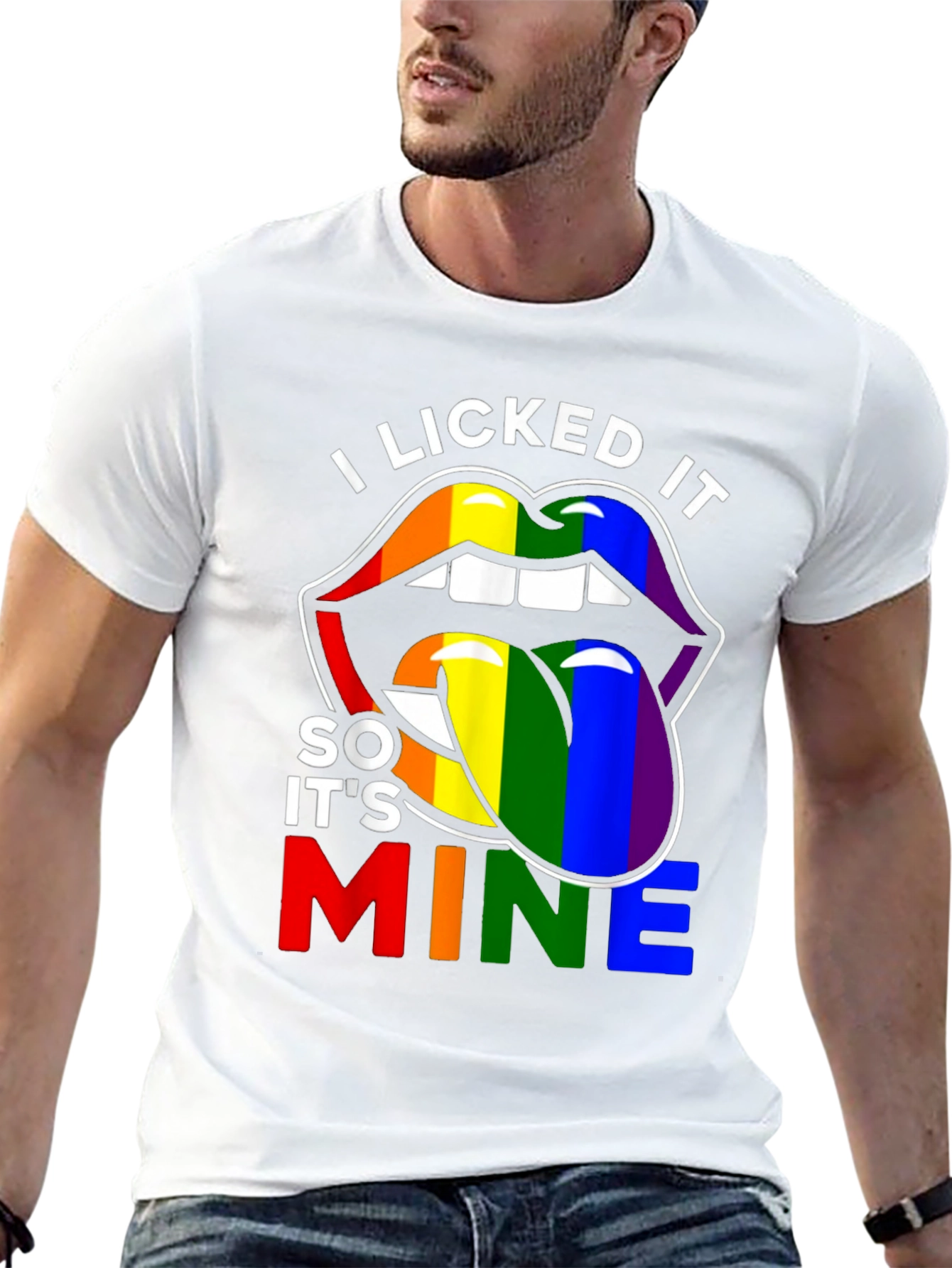 I Licked It So It's Mine Pride T-Shirt - 13