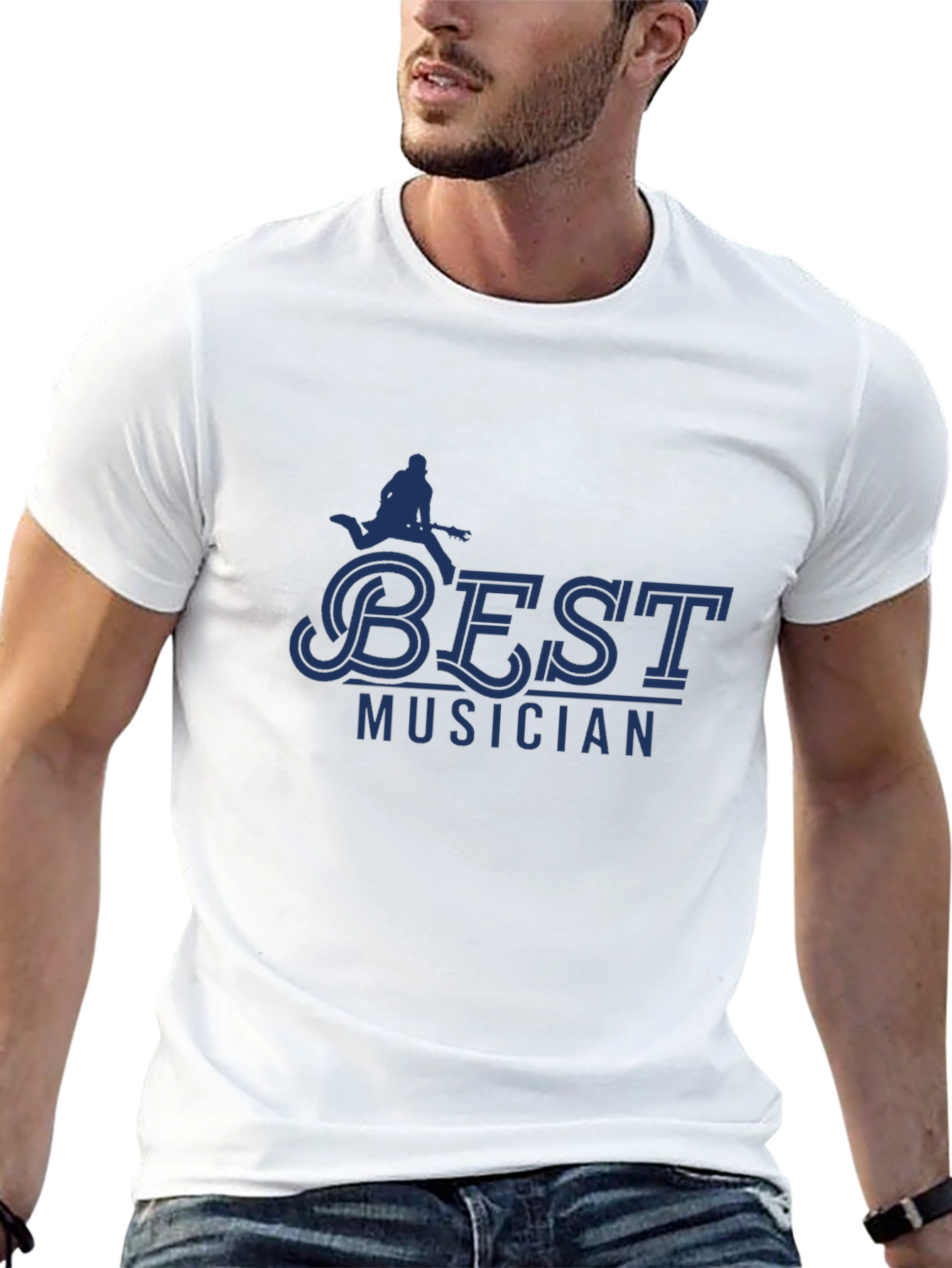 Black Best Musician Graphic T-Shirt - Black view 13