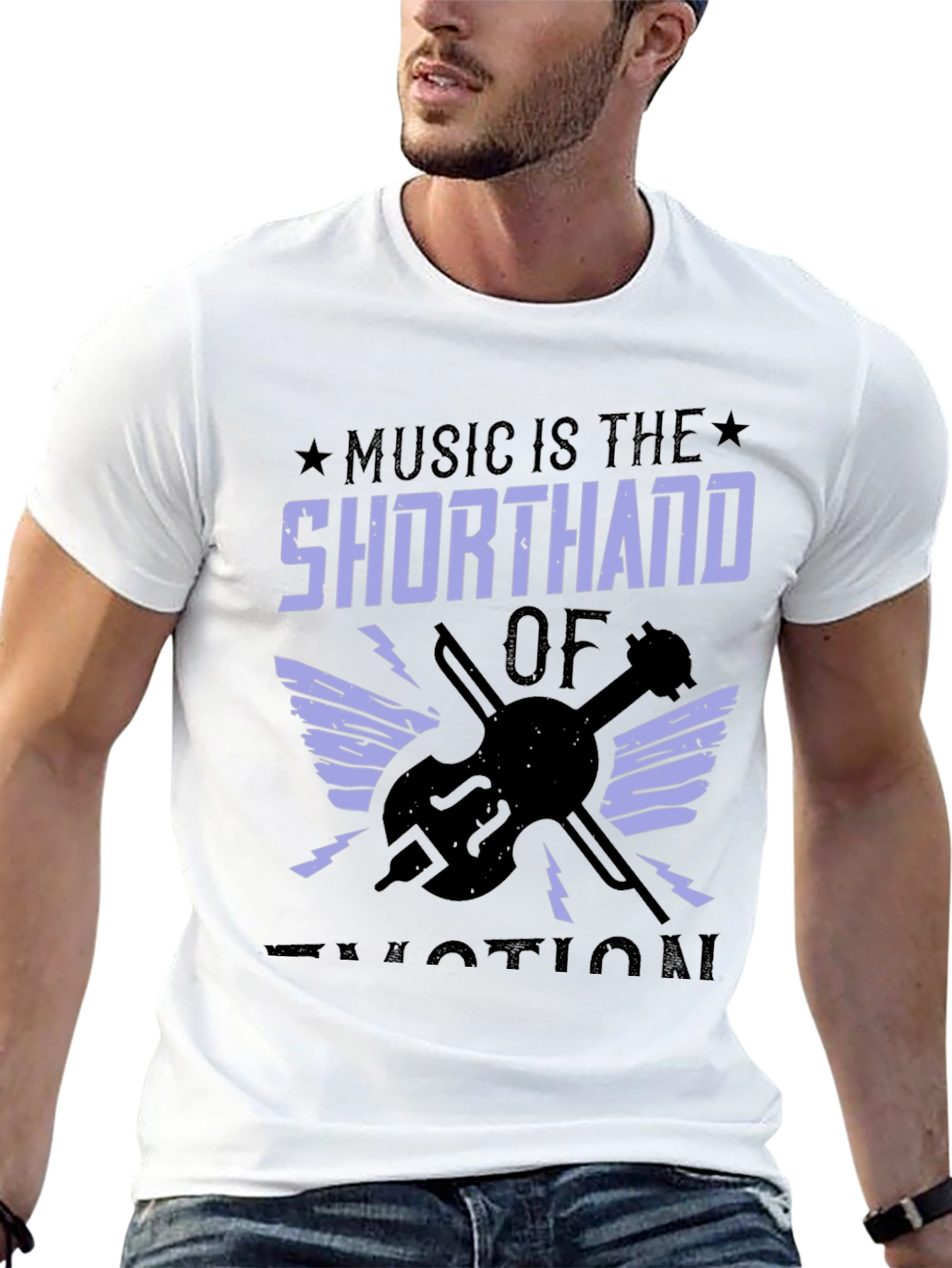 Black Music Is The Shorthand Of Emotion Graphic Tee view 13