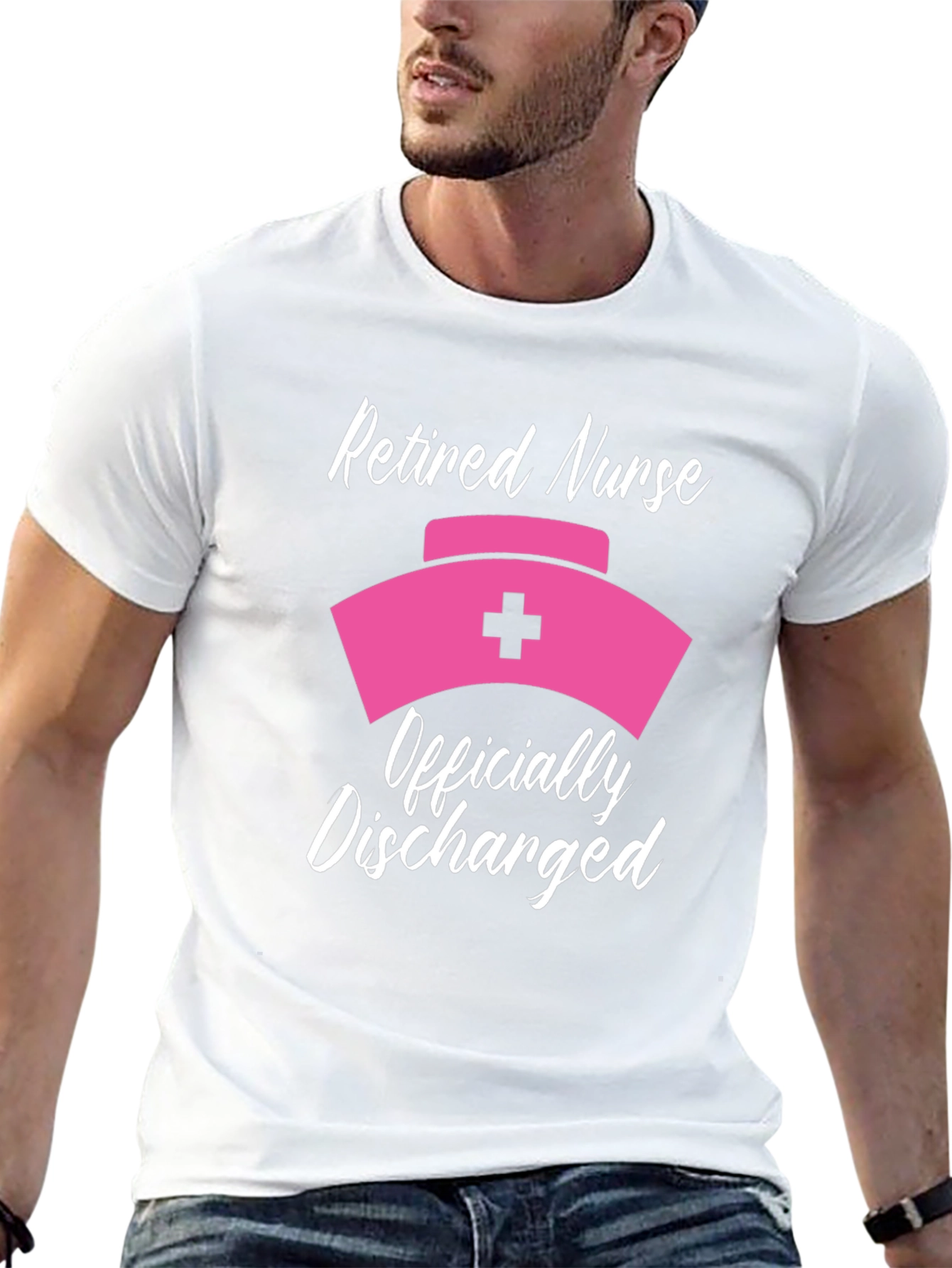Black Retired Nurse Officially Discharged T-Shirt view 13