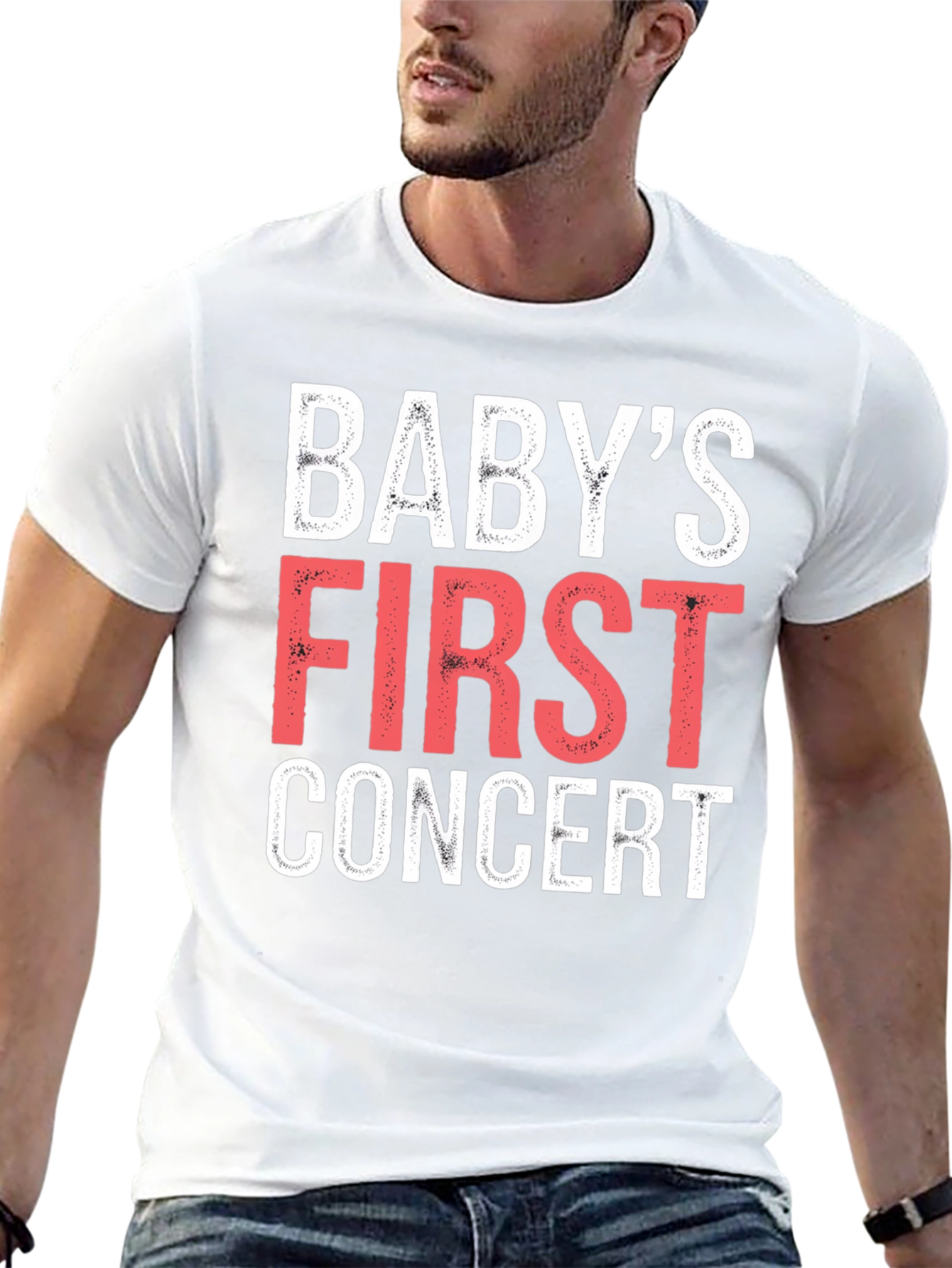Black Baby's First Concert Black T-Shirt view 13