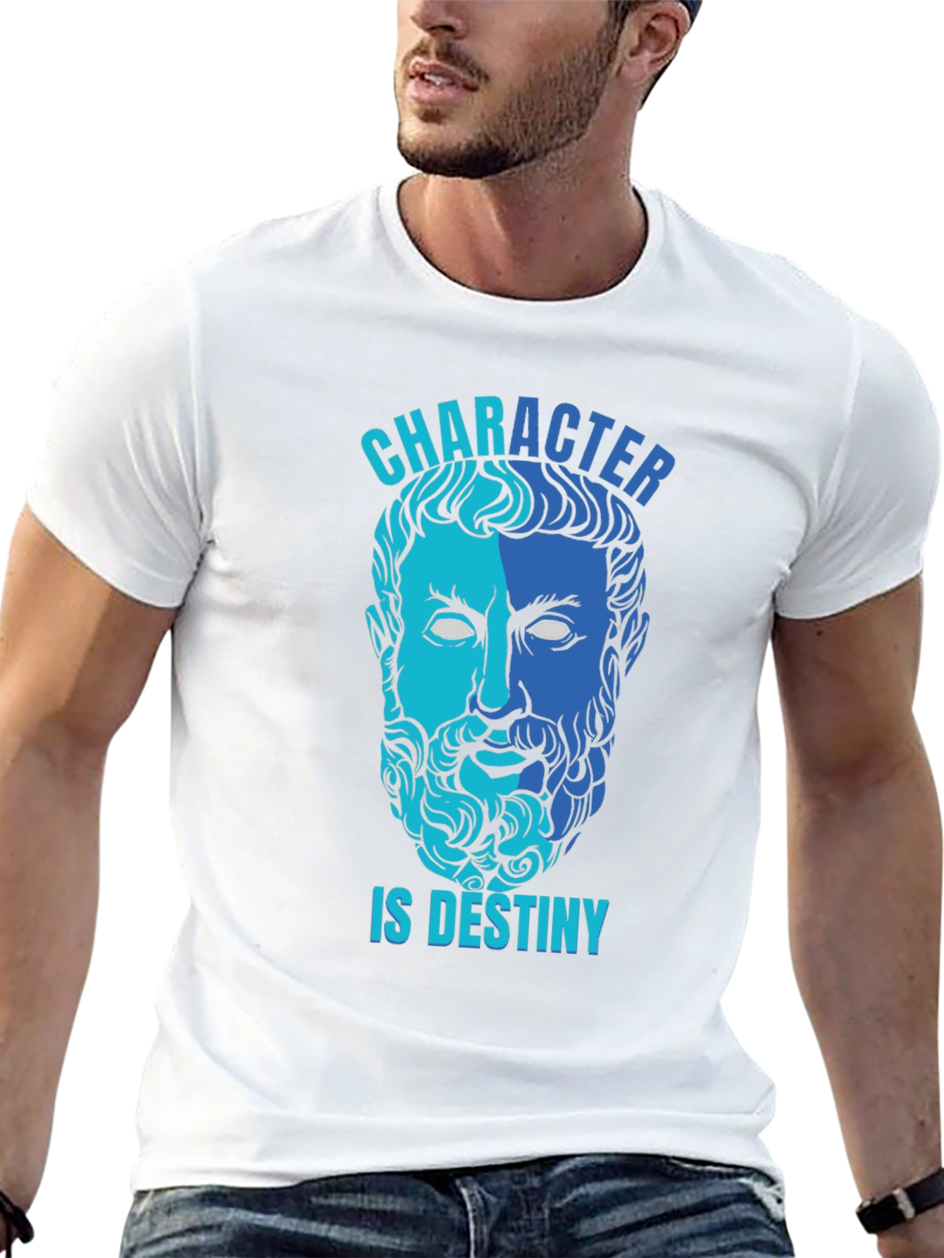 Black Character is Destiny Graphic T-Shirt view 13