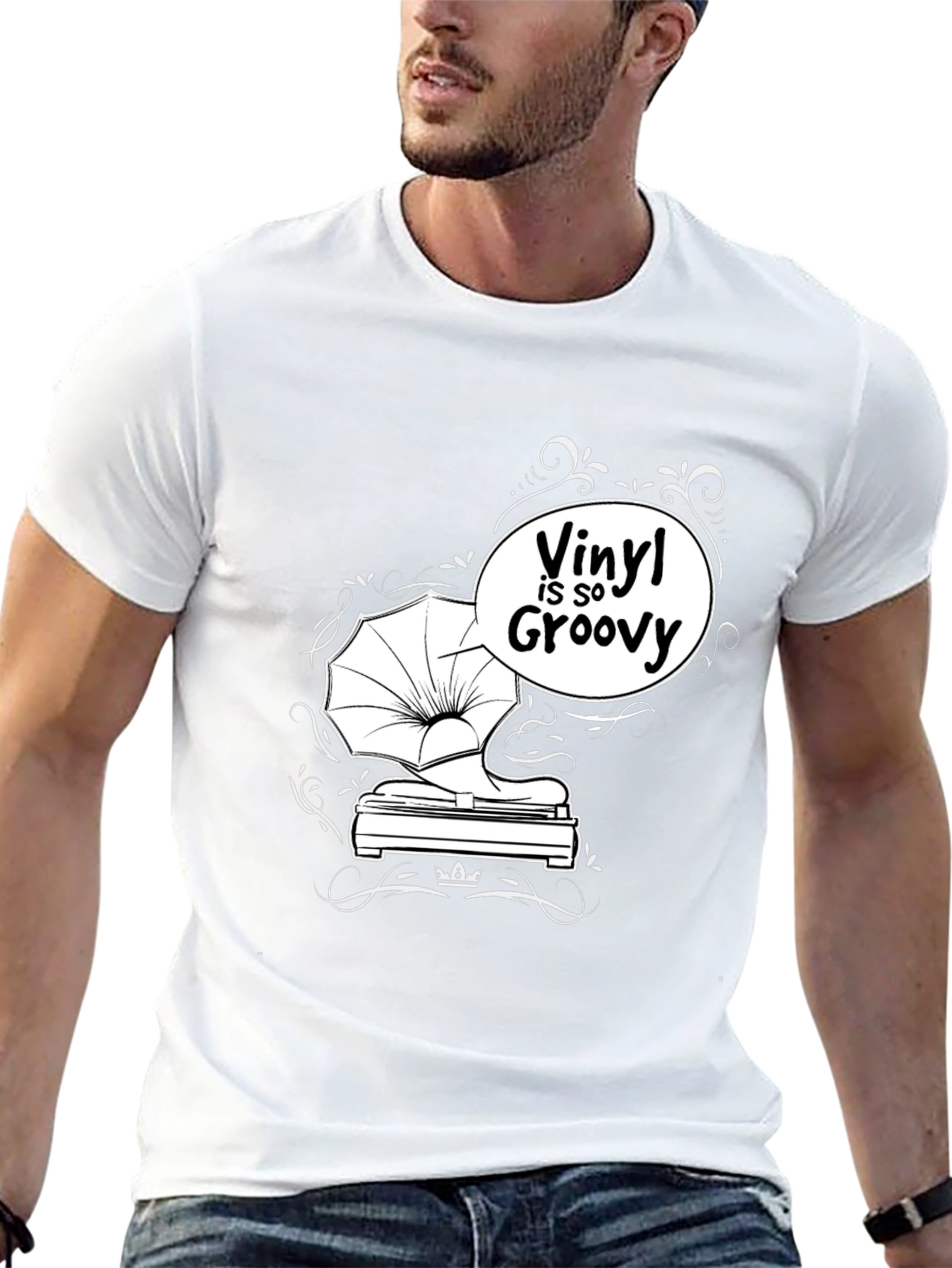 Black Vinyl is so Groovy T-Shirt - Retro Music Tee view 13
