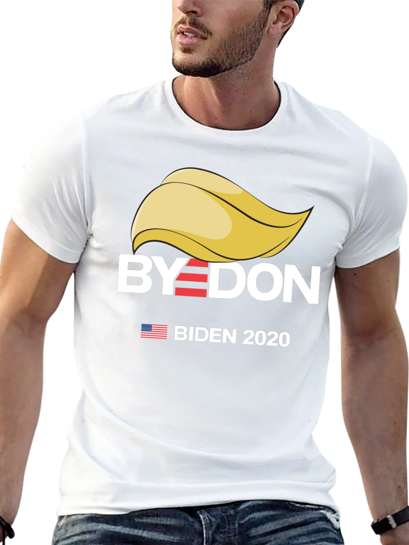 Black Byedon Anti-Trump T-Shirt view 13