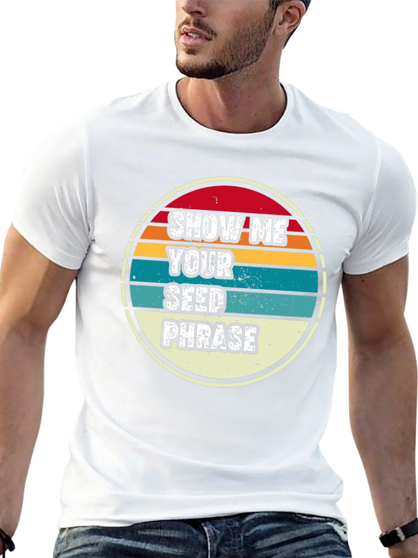 Black Show Me Your Seed Phrase Graphic Tee view 13