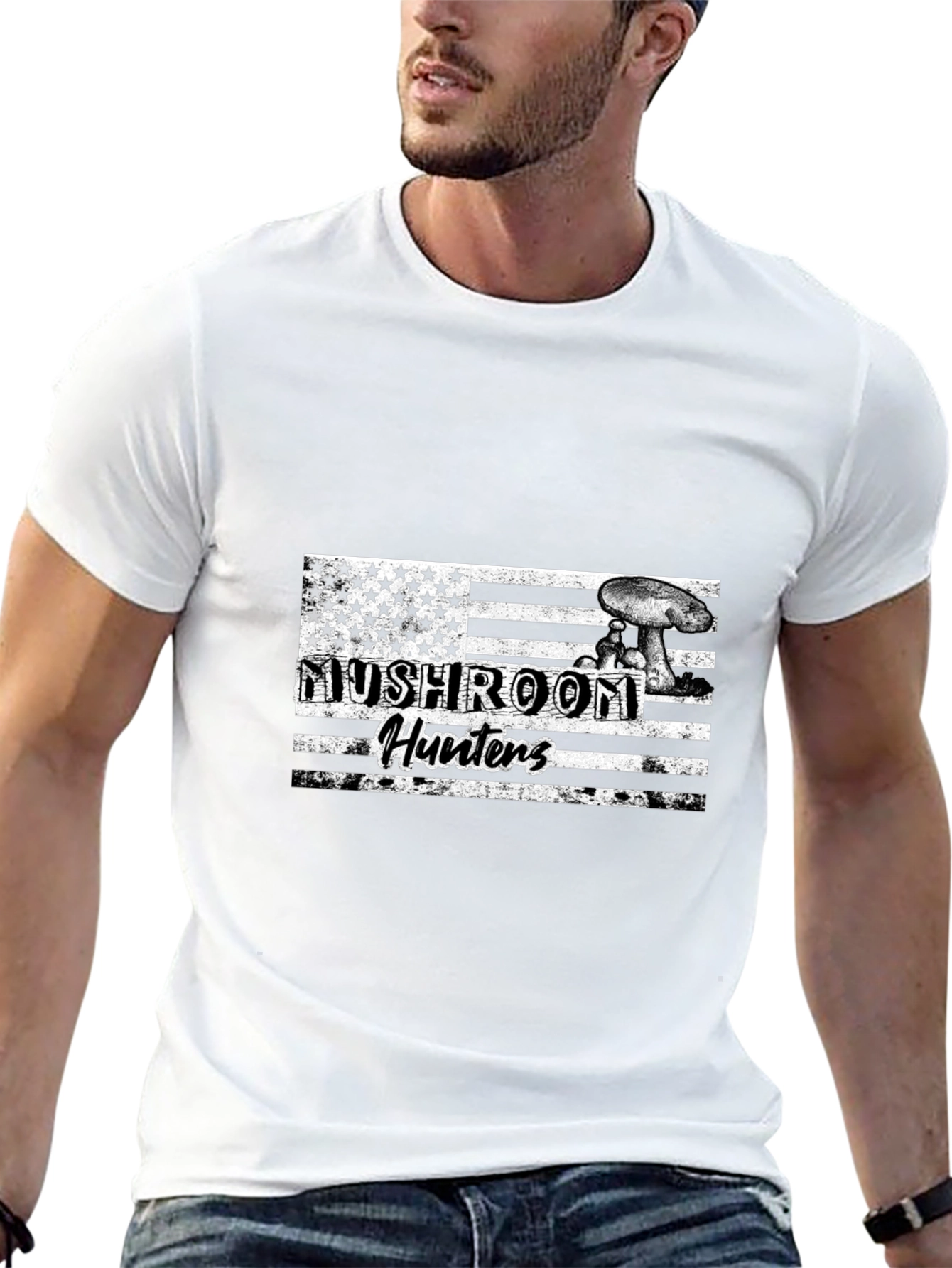 Mushroom Hunters American Flag T-Shirt - 13
