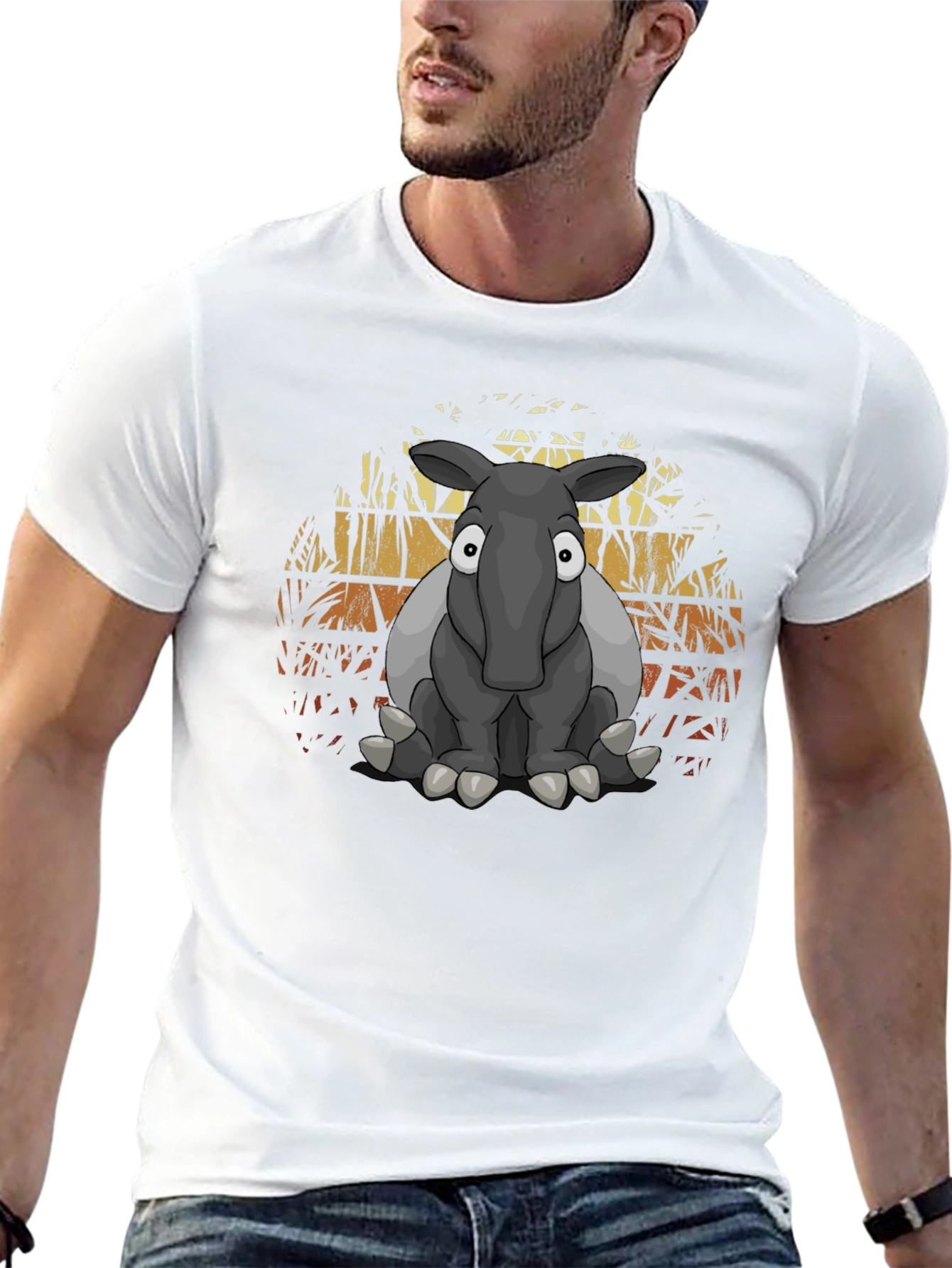 Black Tapir Graphic Tee - Nature Lover's Gift view 13