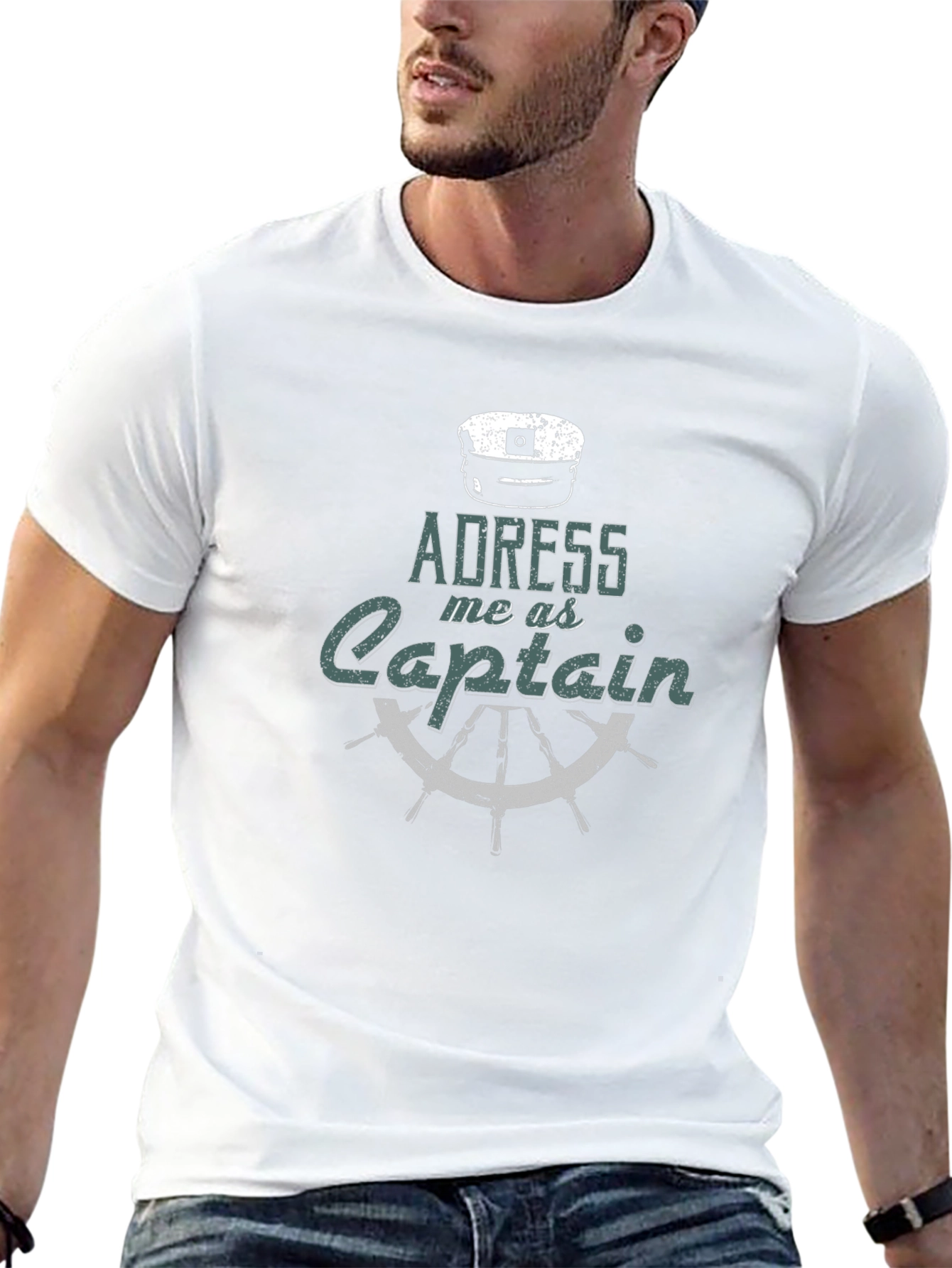 Address Me As Captain T-Shirt - 13