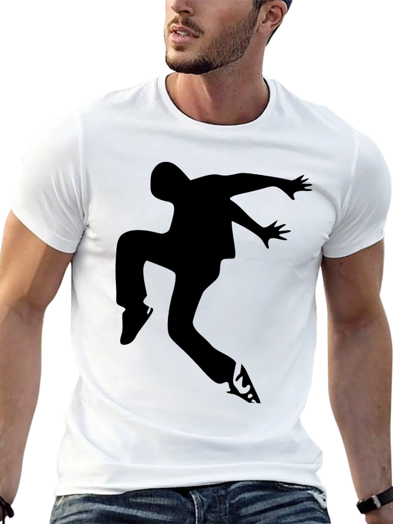 Black Black Dancer Silhouette Graphic Tee view 13
