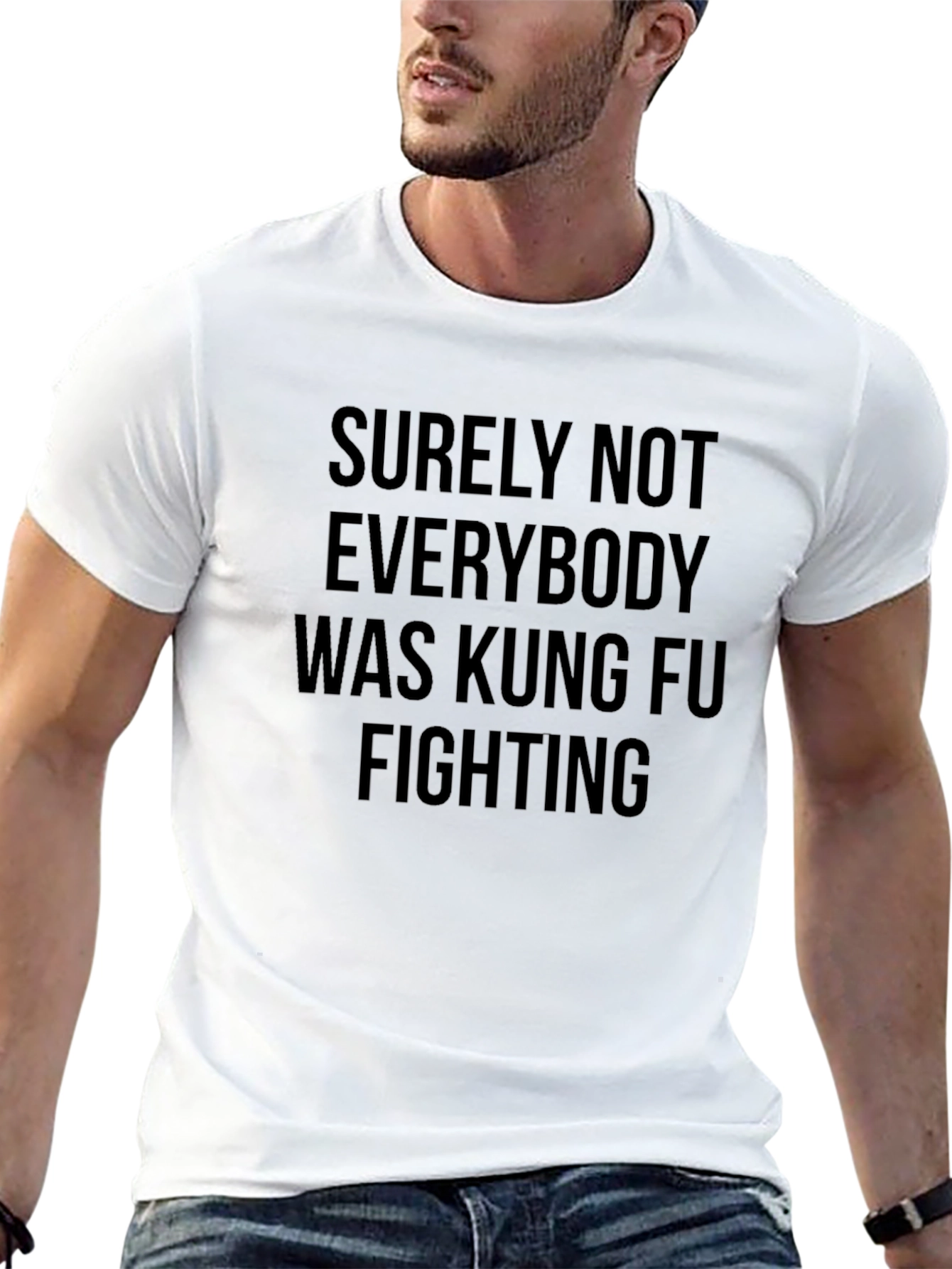Black Kung Fu Fighting T-Shirt - Surely Not Everybody! view 13