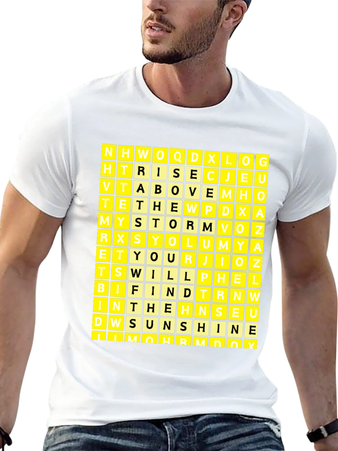 Word Search Puzzle Graphic T-Shirt - 13