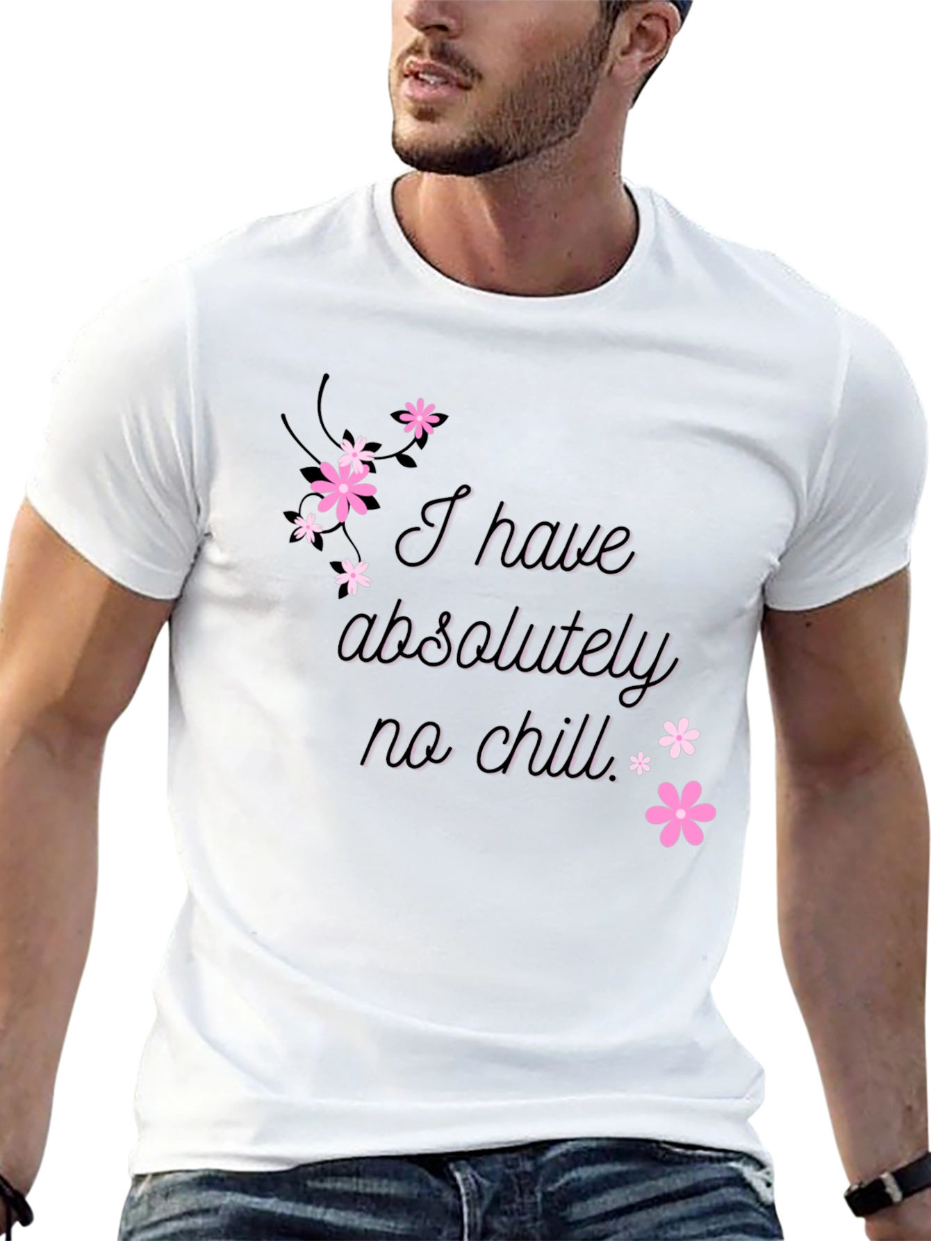 Black No Chill Graphic T-Shirt view 13