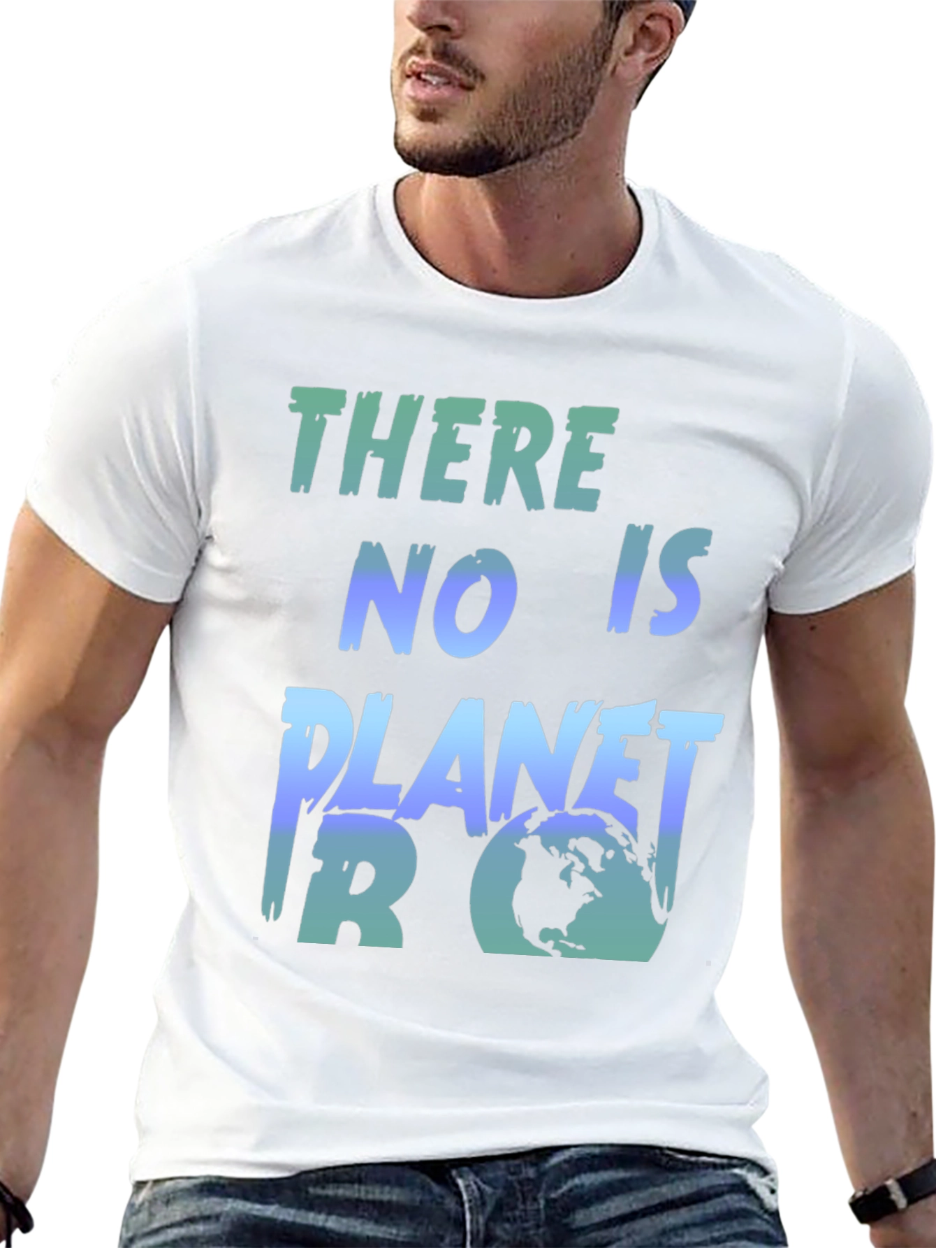 Black There is No Planet B Graphic Tee view 13
