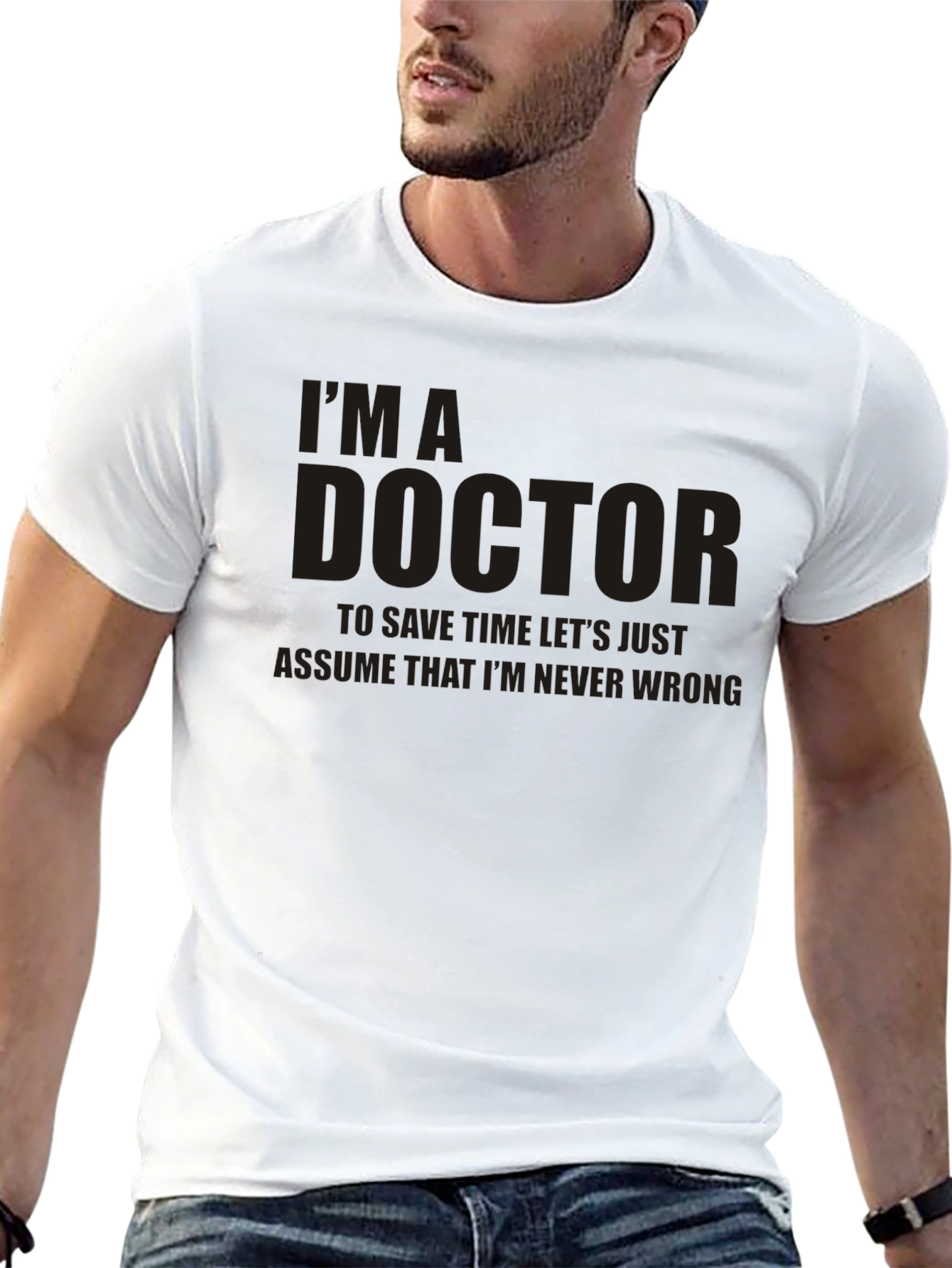 Black I'm A Doctor T-Shirt - Funny Medical Humor Tee view 13