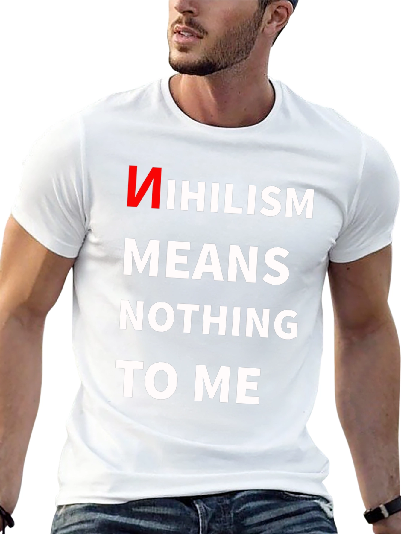 Black Nihilism Means Nothing To Me T-Shirt view 13
