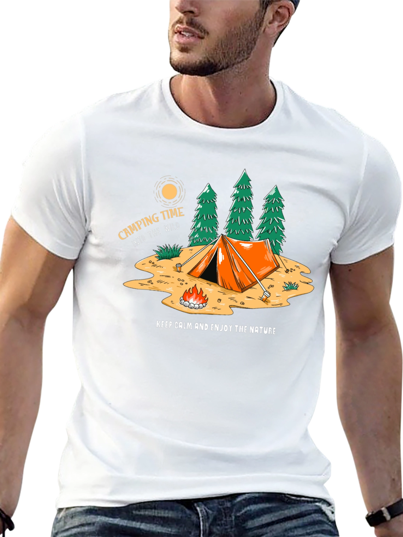 Black Camping Time Graphic Tee - Into the Wild view 13