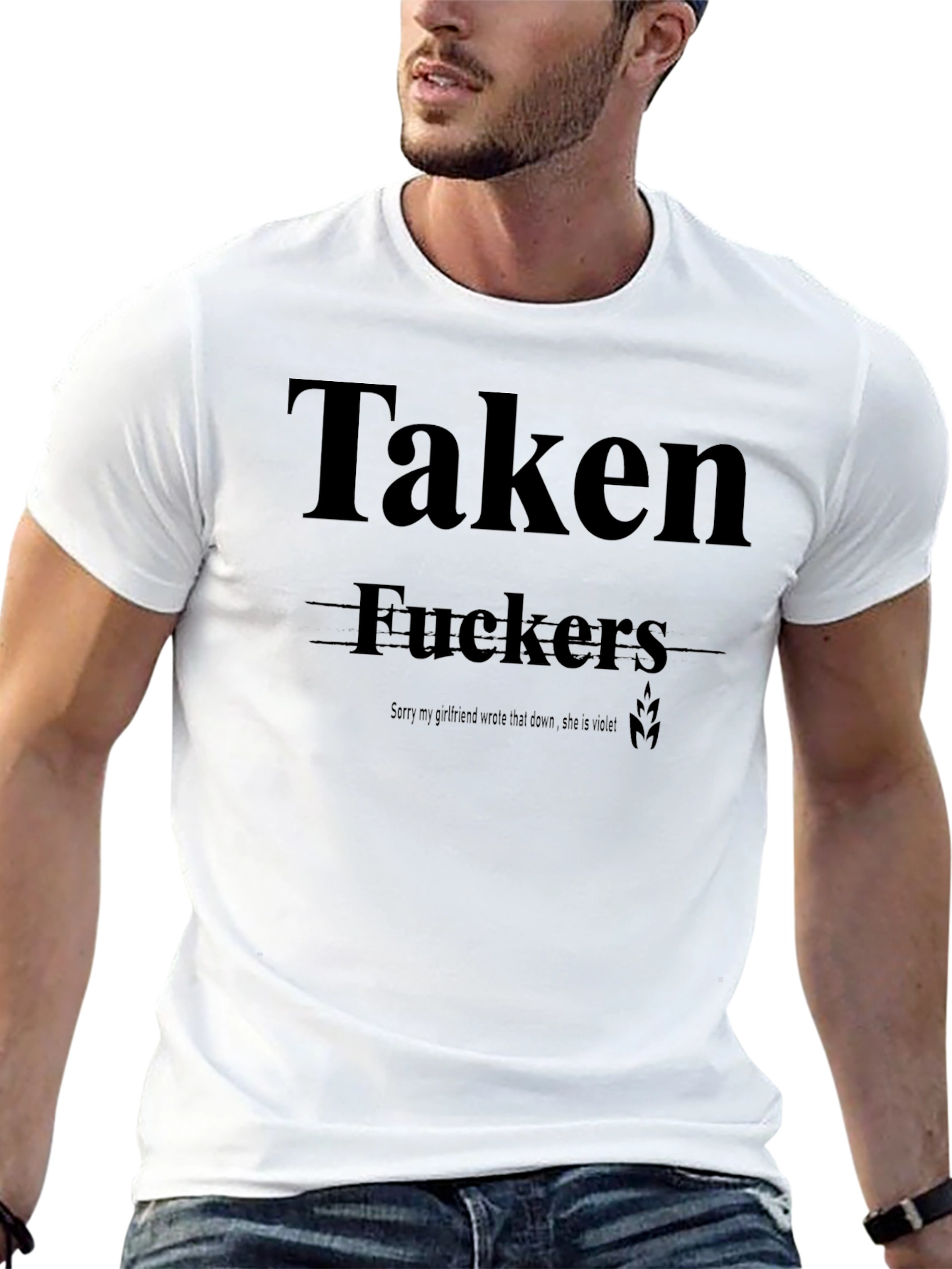 Black Taken T-Shirt - Funny Graphic Tee for Men view 13