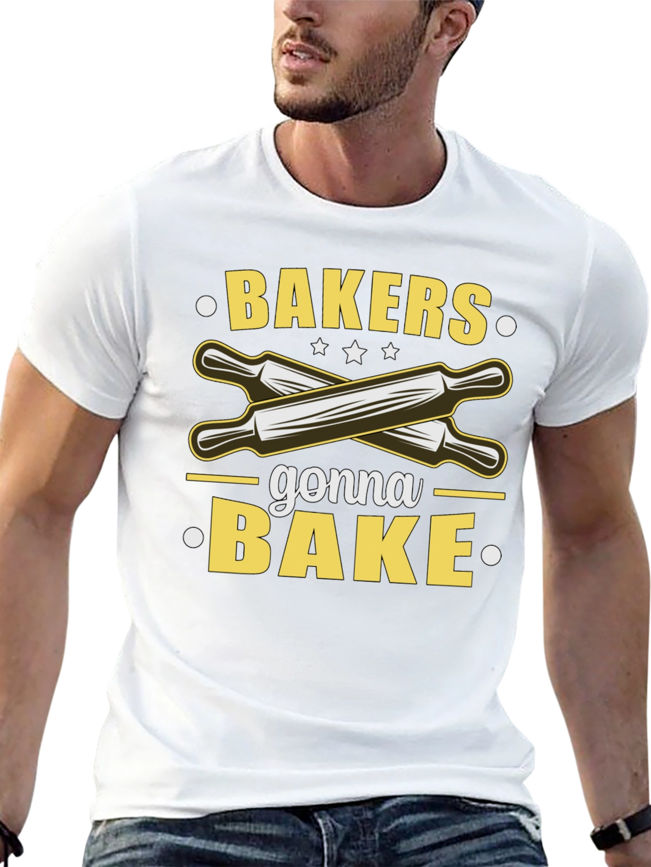 Black Bakers Gonna Bake T-Shirt view 13