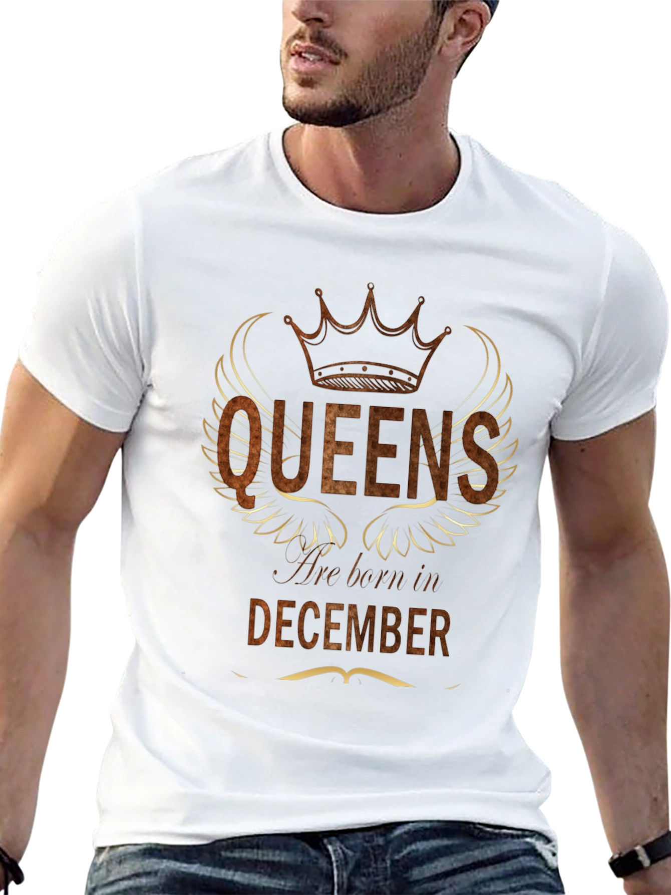 Black Queens Born in December Graphic Tee view 13