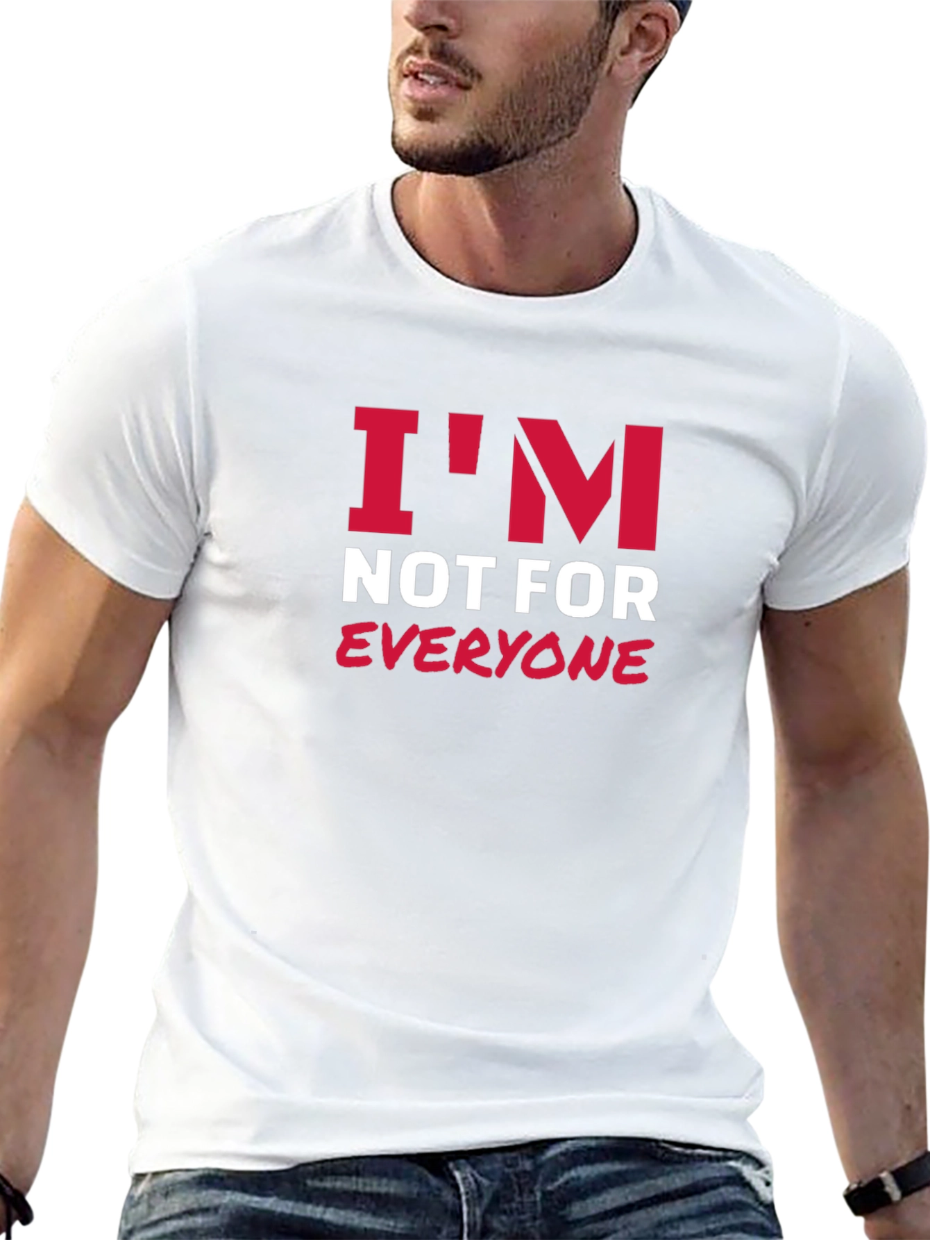 Black I'm Not For Everyone Graphic Tee view 13