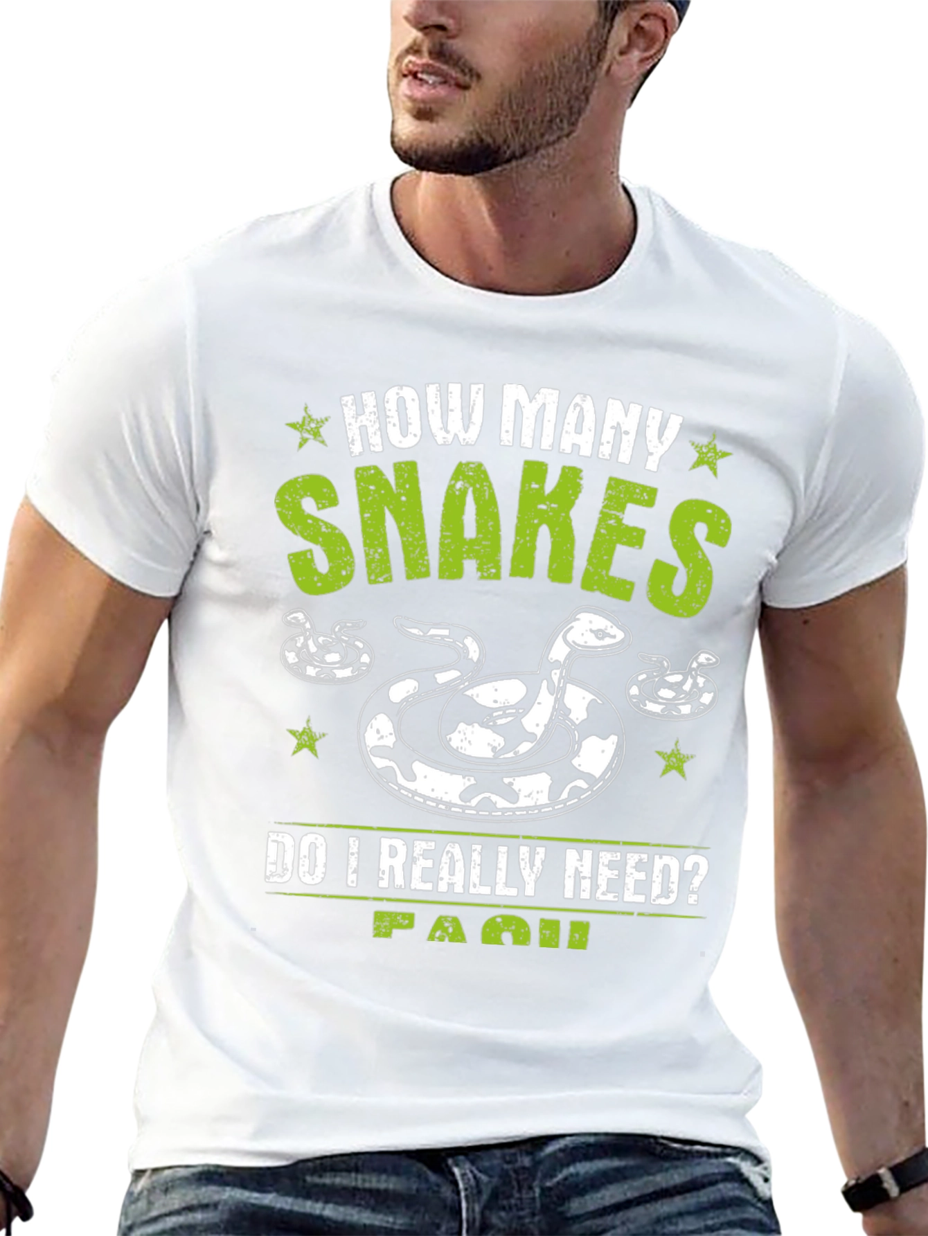 Black Snakes Graphic T-Shirt - Novelty Reptile Lover Tee view 13