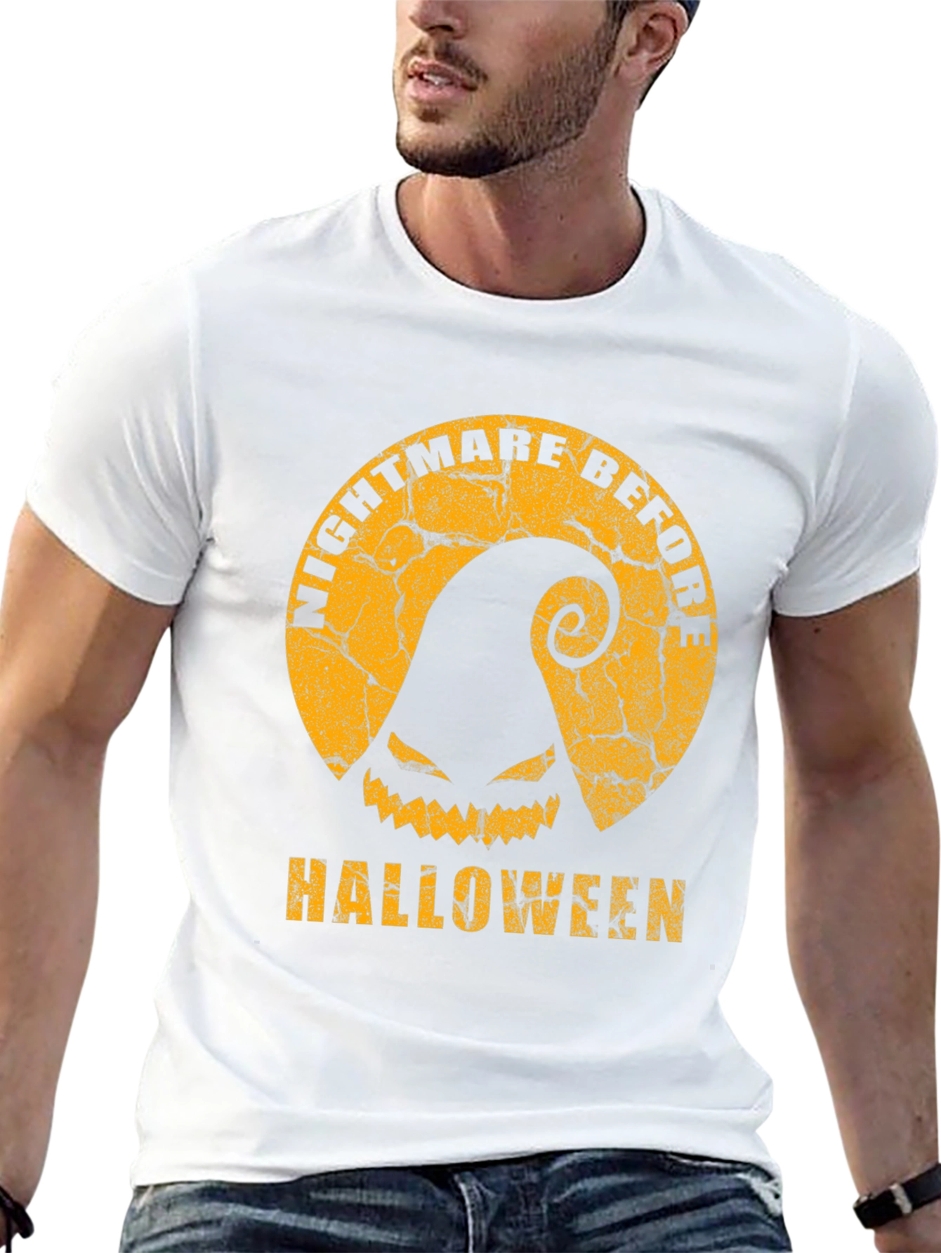 Black Nightmare Before Halloween Graphic Tee view 13