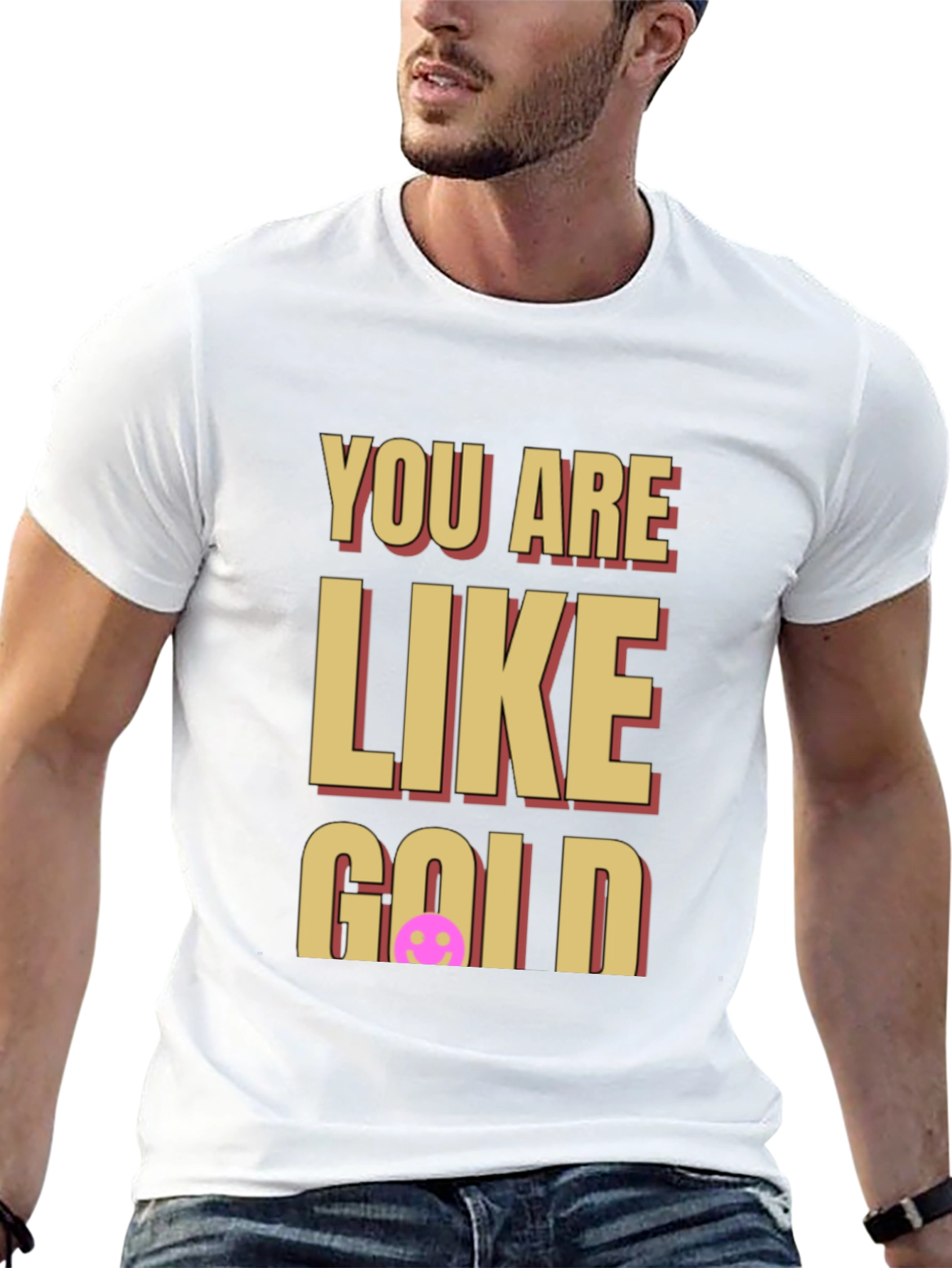 Black You Are Like Gold Graphic Tee view 13