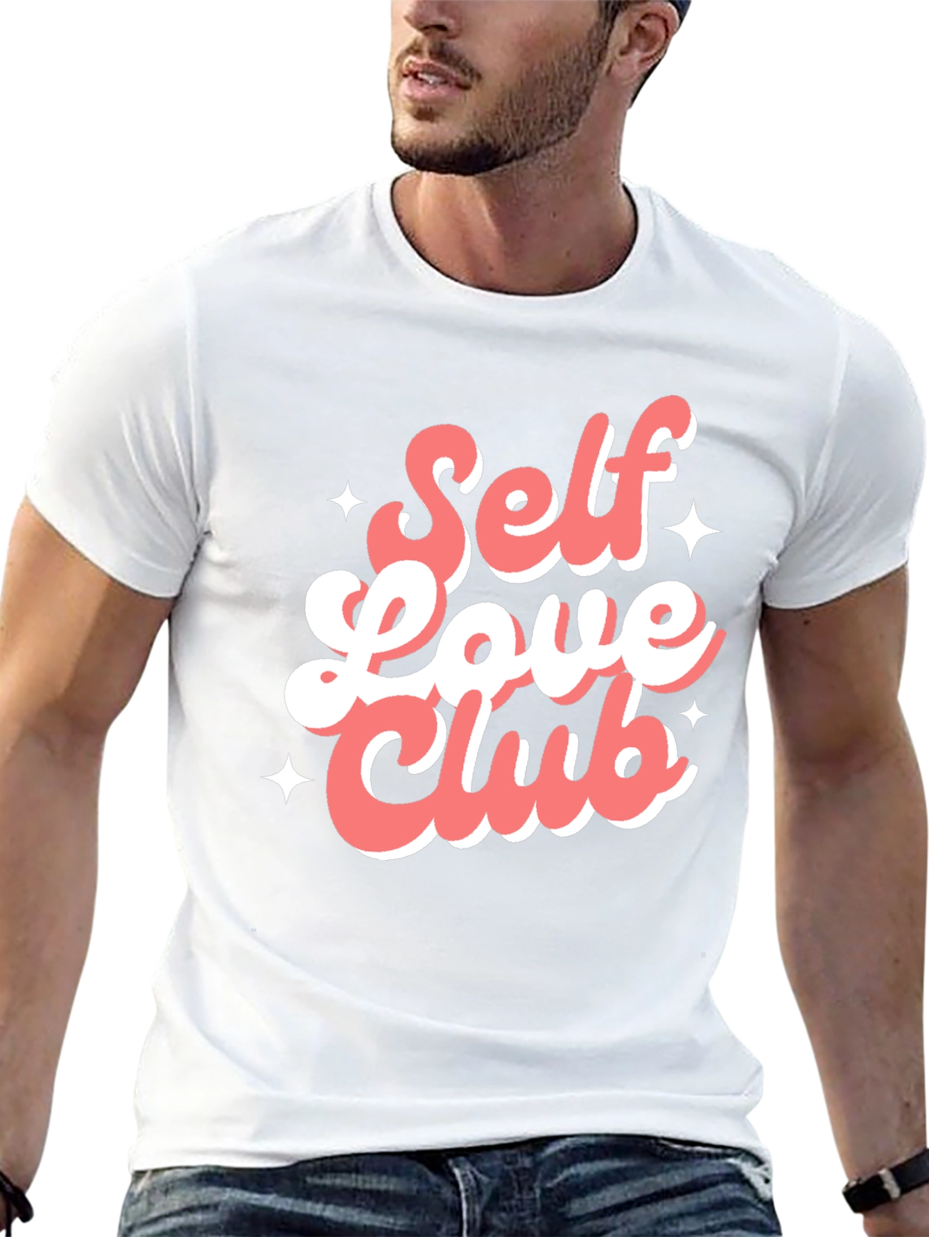 Black Self Love Club Graphic Tee view 13
