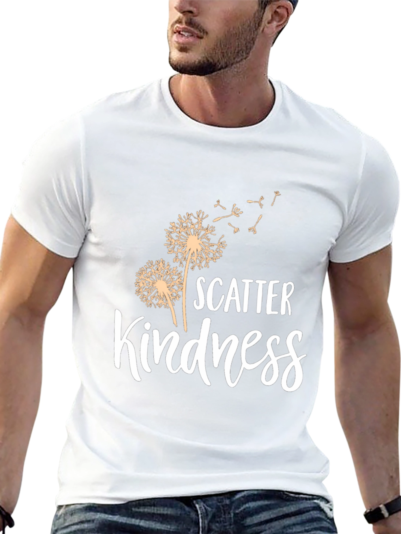 Black Scatter Kindness Graphic Tee view 13