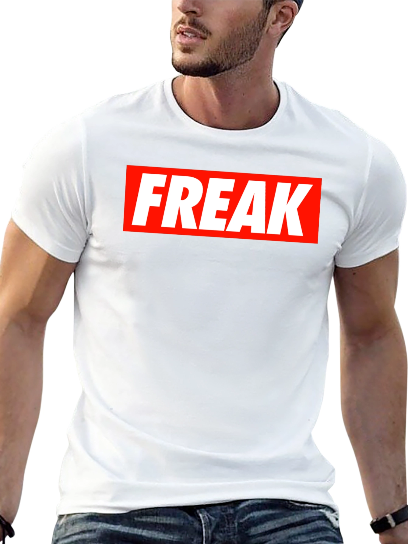 Black Freak Graphic Tee - Bold Statement T-Shirt view 13