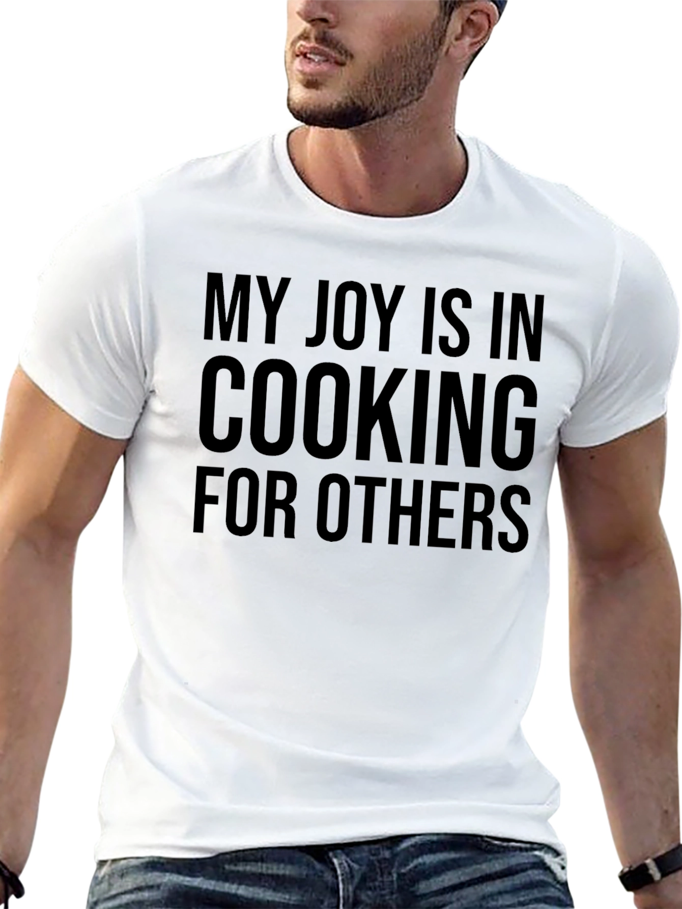 Black Cooking Joy T-Shirt - My Joy Is In Cooking For Others Black Tee view 13