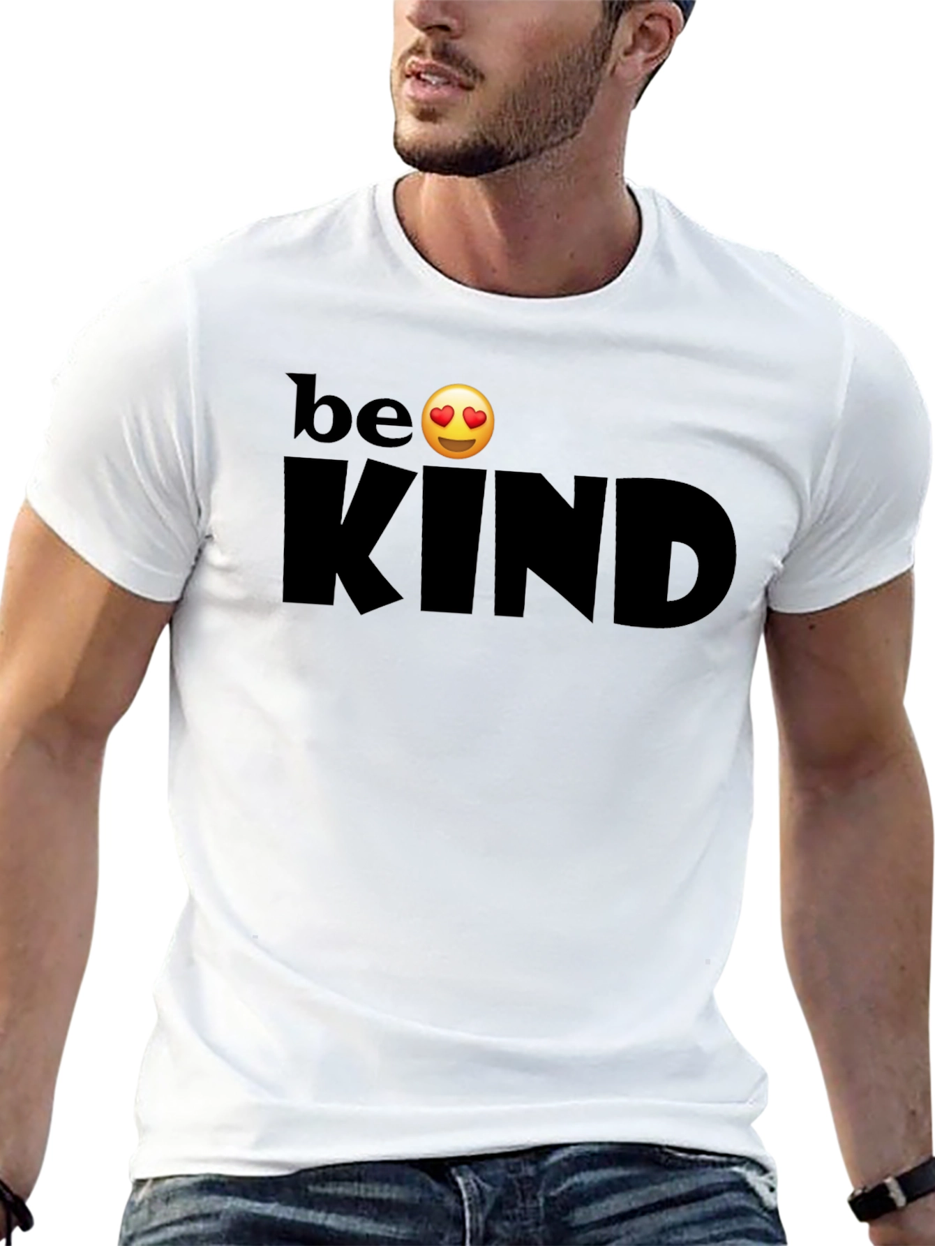 Black Be Kind T-Shirt - Black Graphic Tee view 13