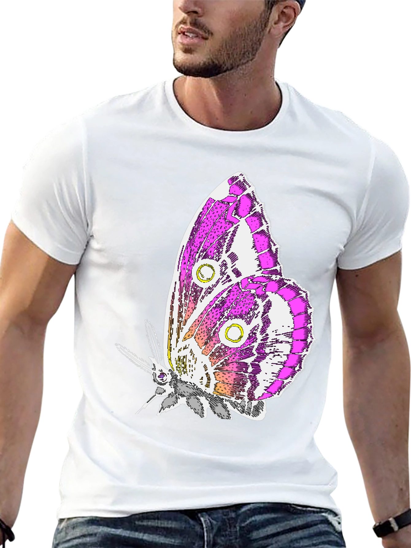 Black Butterfly Graphic T-Shirt - Stylish Unisex Tee view 13