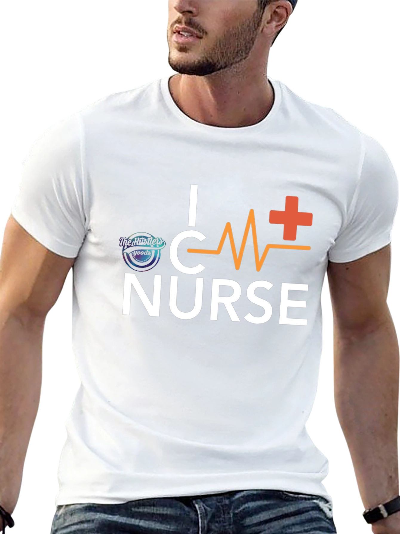 Black I Heart Nurse Black T-Shirt view 13