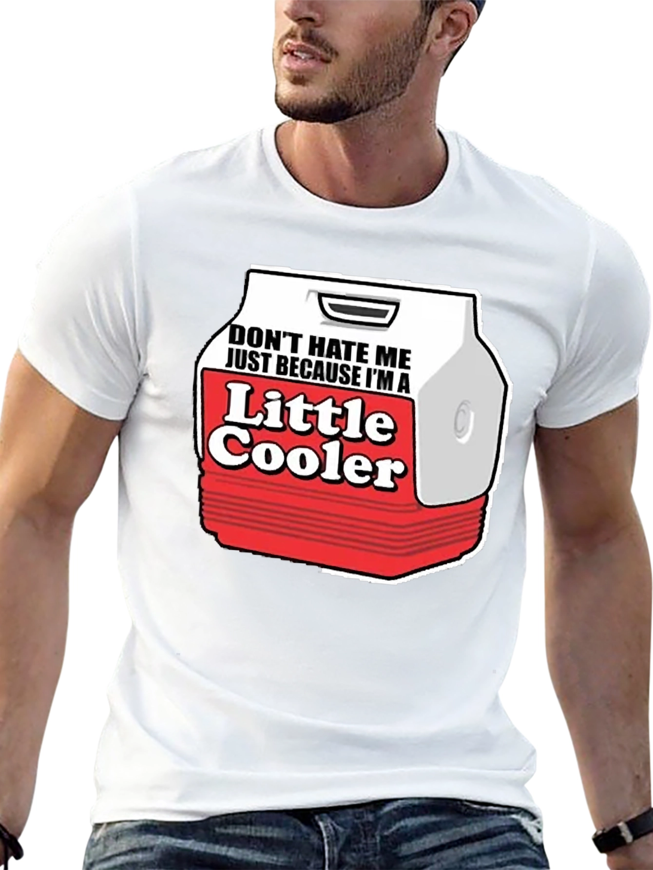 Black Little Cooler Graphic Tee - Funny Novelty Shirt view 13