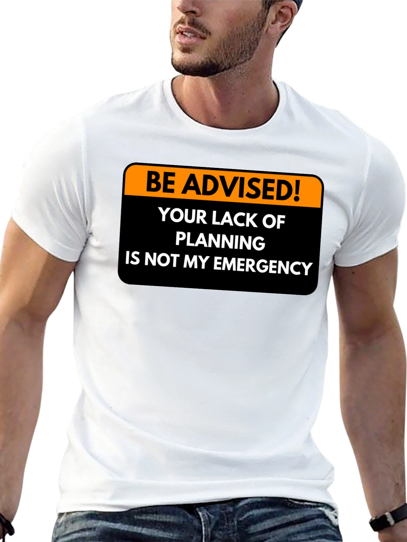 Black Be Advised T-Shirt - Planning Failure view 13