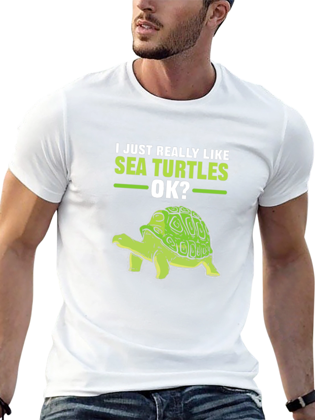 Sea Turtle Lover T-Shirt - Just Really Like Sea Turtles OK? - 13