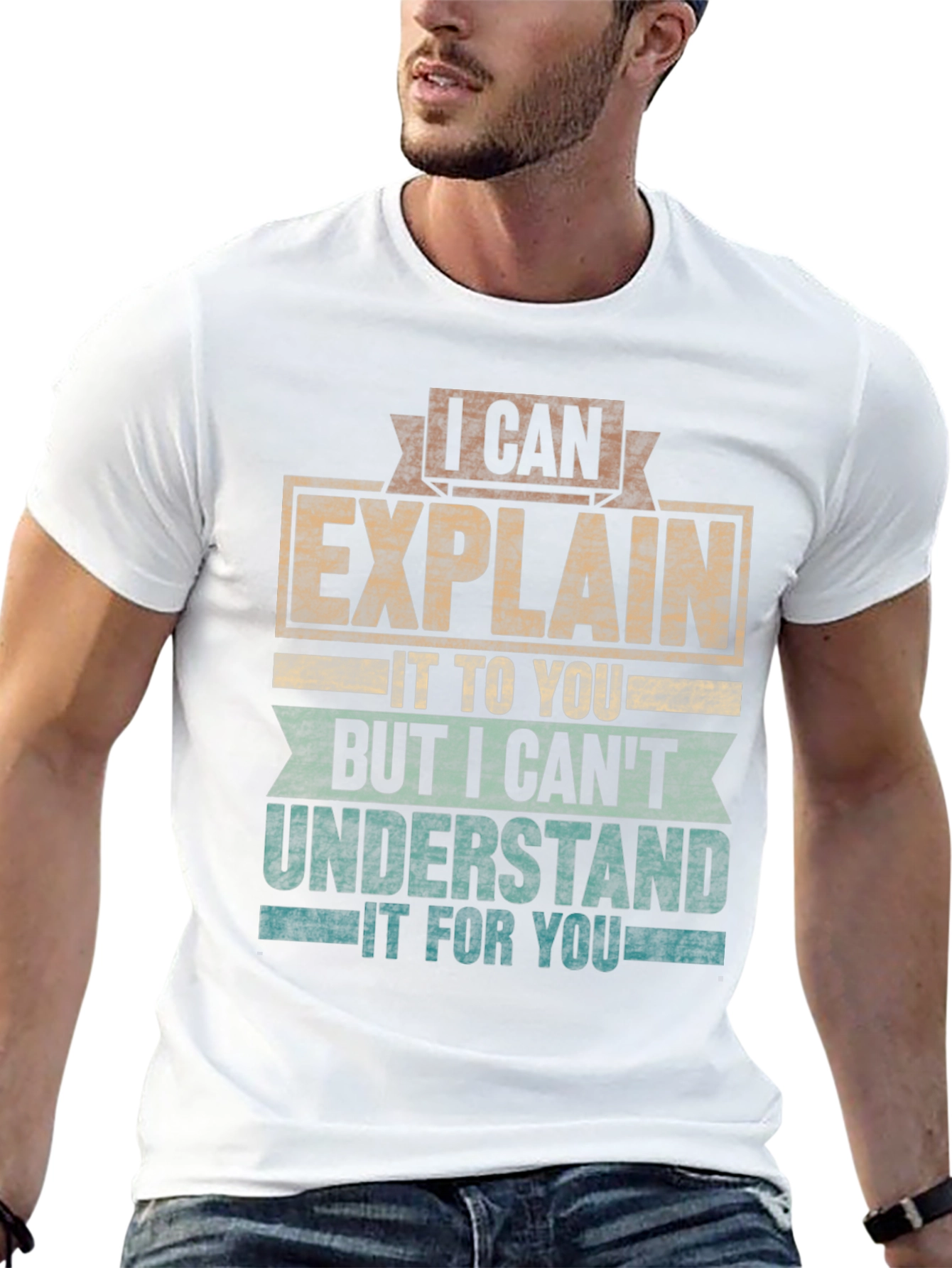 Black I Can Explain T-Shirt Funny Sarcastic Tee view 13