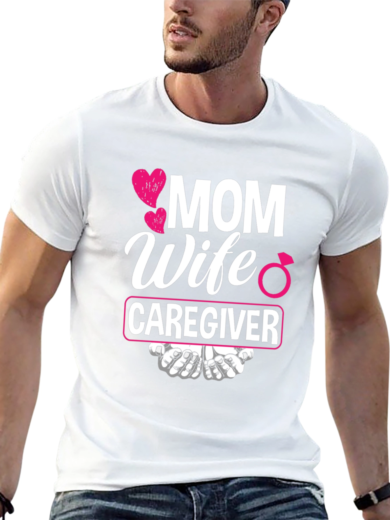 Mom Wife Caregiver T-Shirt - Ideal Gift! - 13