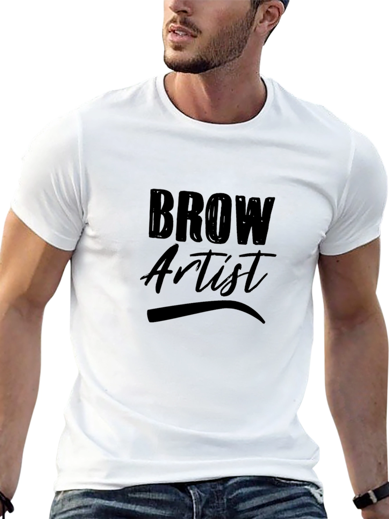 Black Brow Artist T-Shirt - Unisex view 13